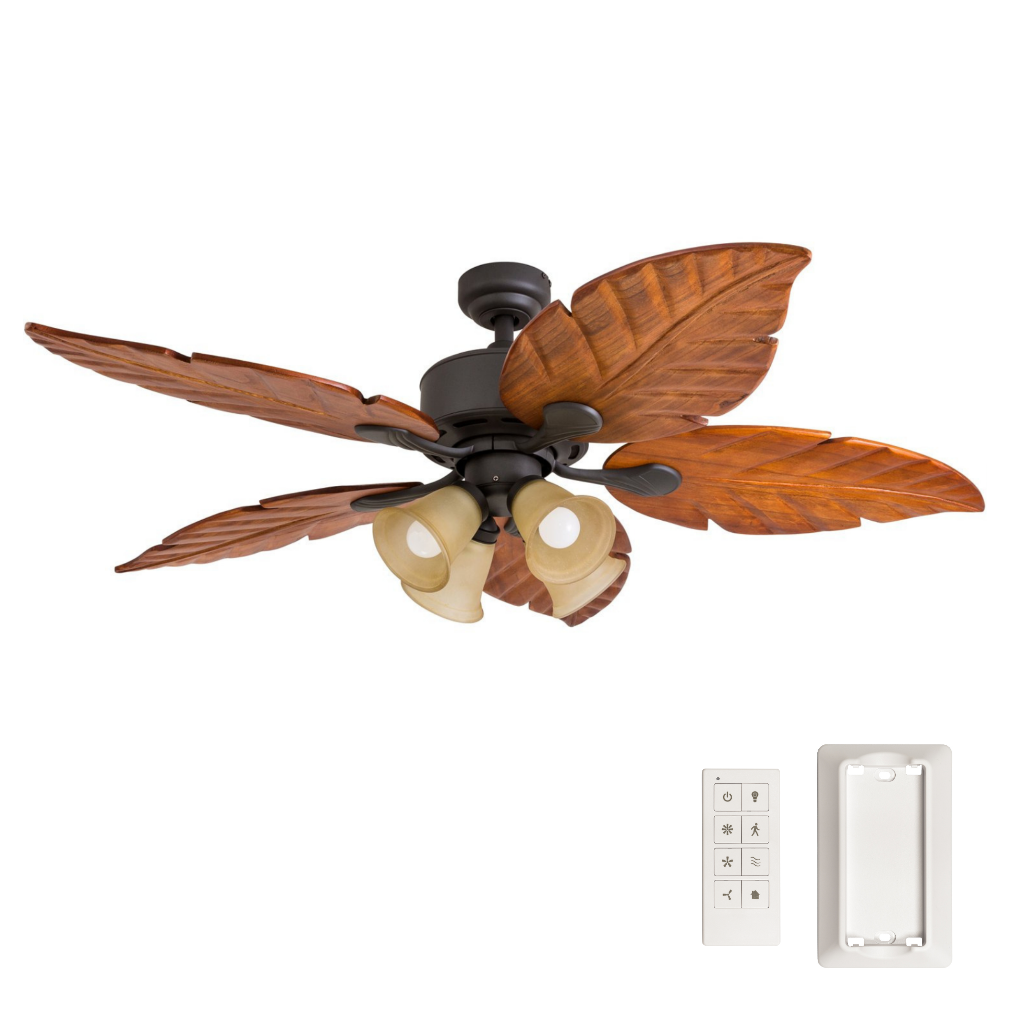 Bronze Ceiling Fan & Remote – 52 Inch