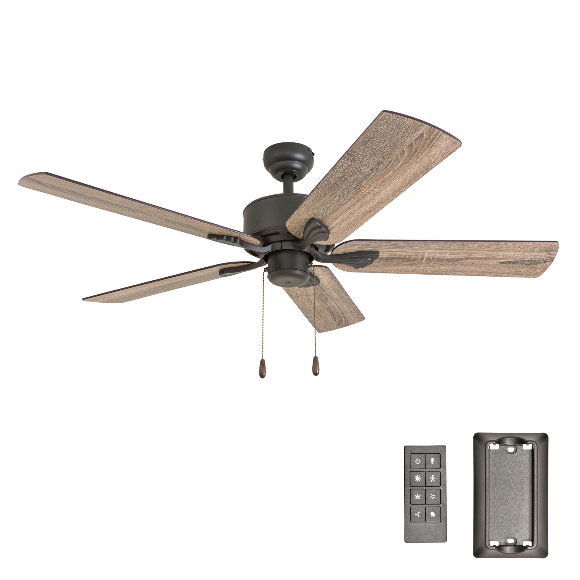 Bronze Ceiling Fan & Remote – 52 Inch