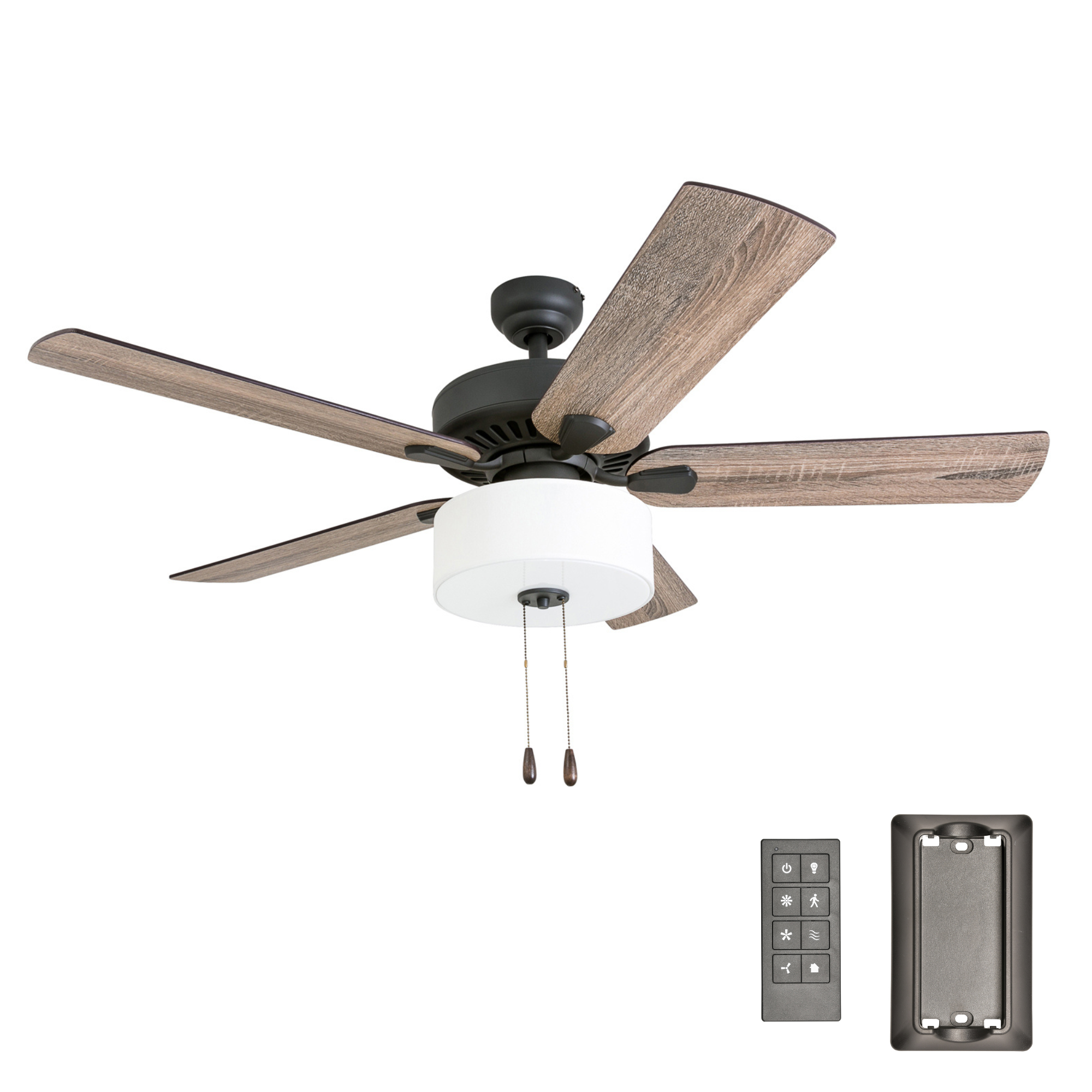 Bronze Ceiling Fan & Remote – 52 Inch