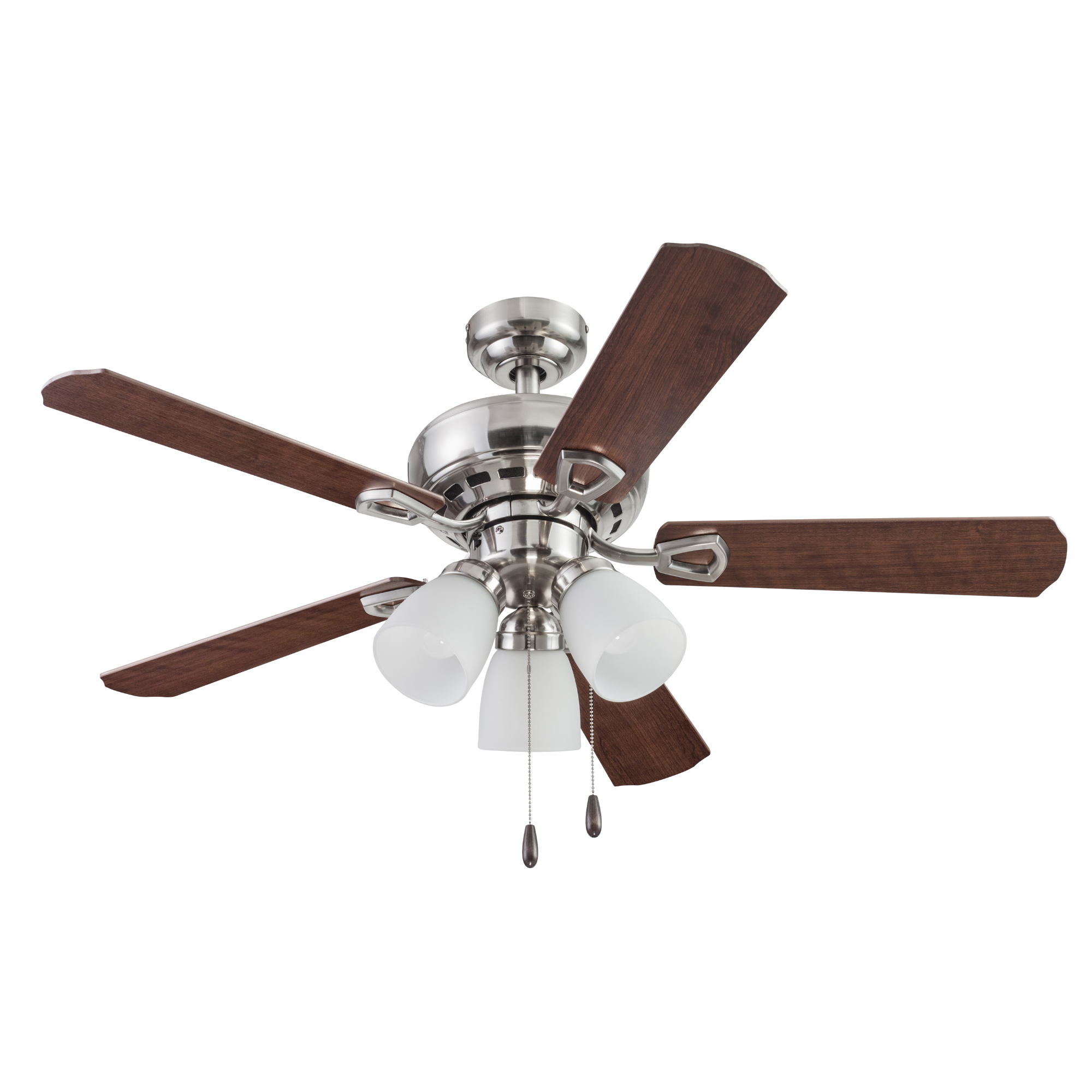 Brushed Nickel Ceiling Fan – 44 Inch