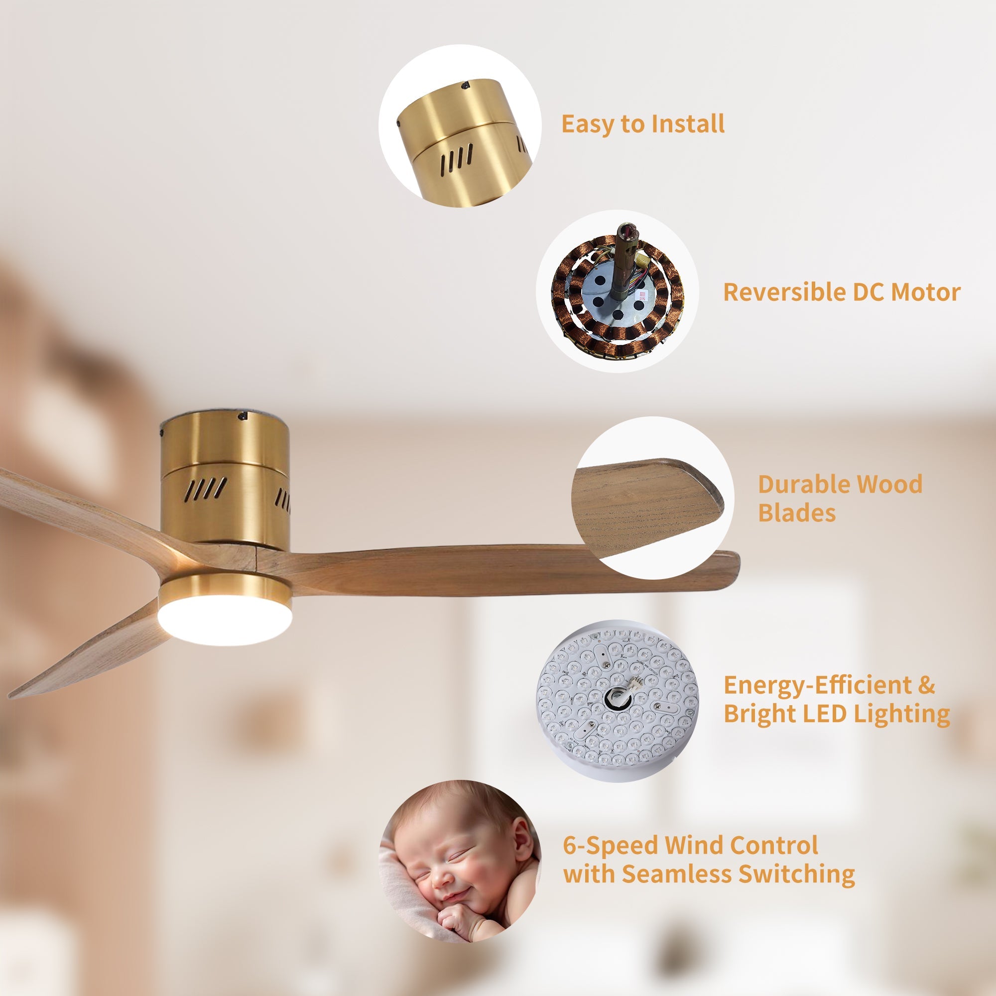 FlushPro | 52" | Gold