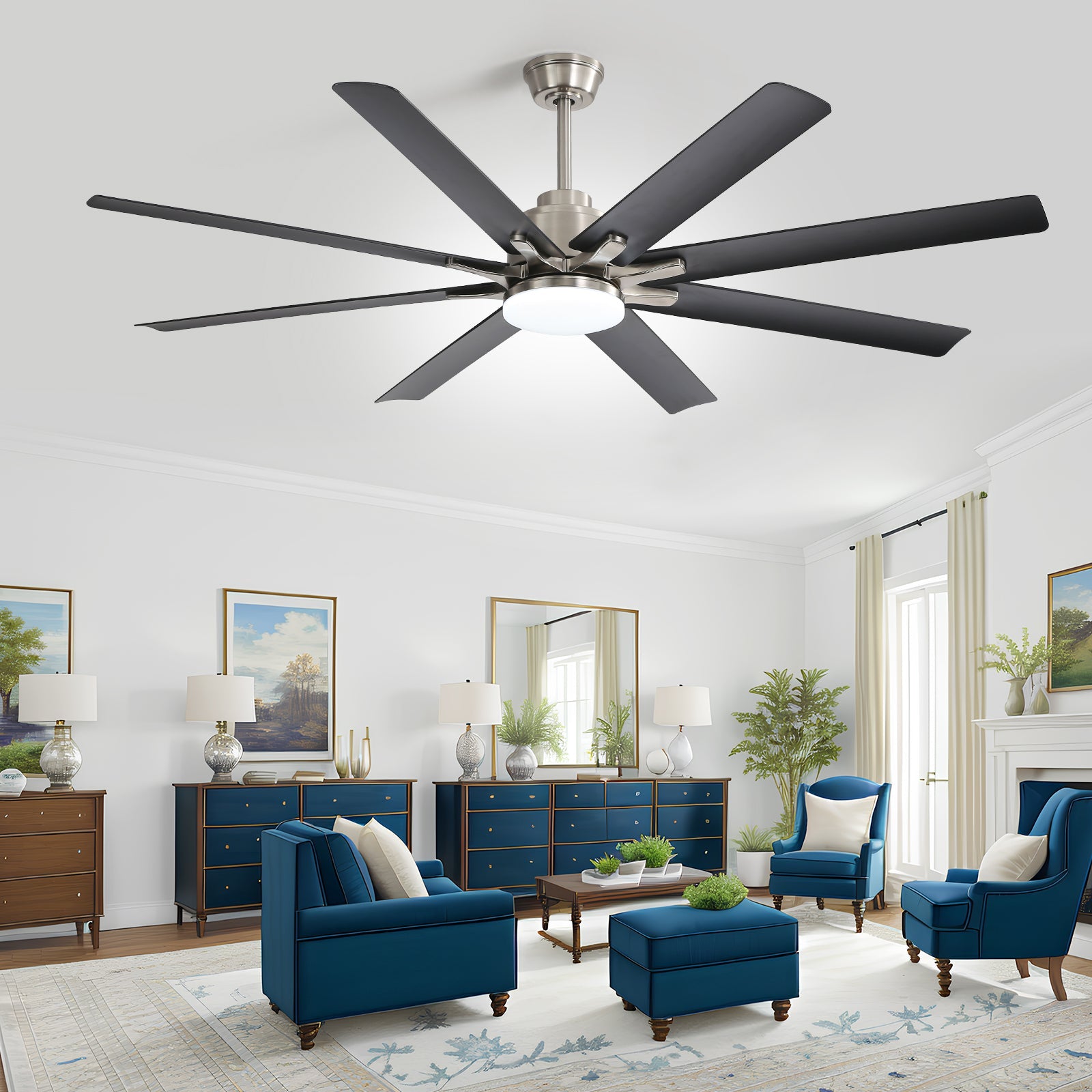 DeluxVista Smart | 66" | Brushed Nickel