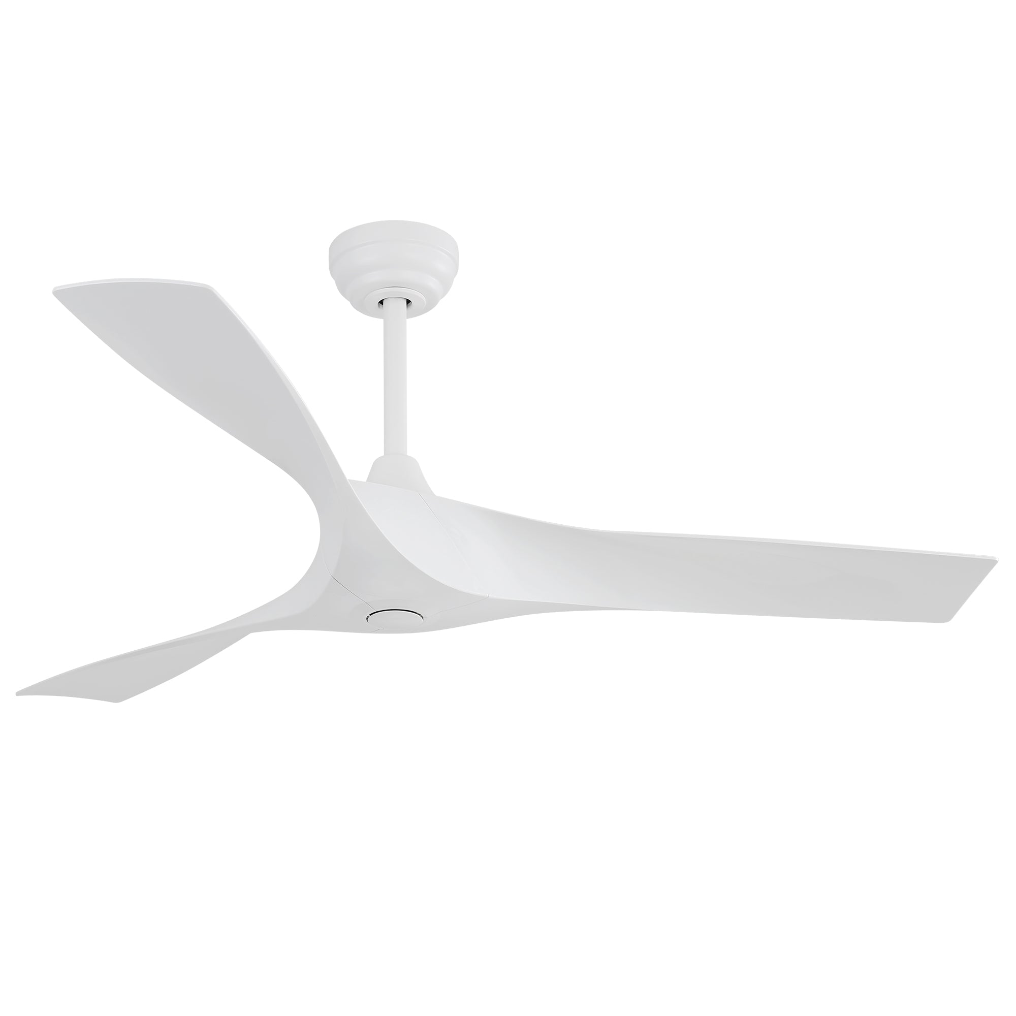 KempVista 52" Indoor & Outdoor Ceiling Fan in White — No Light