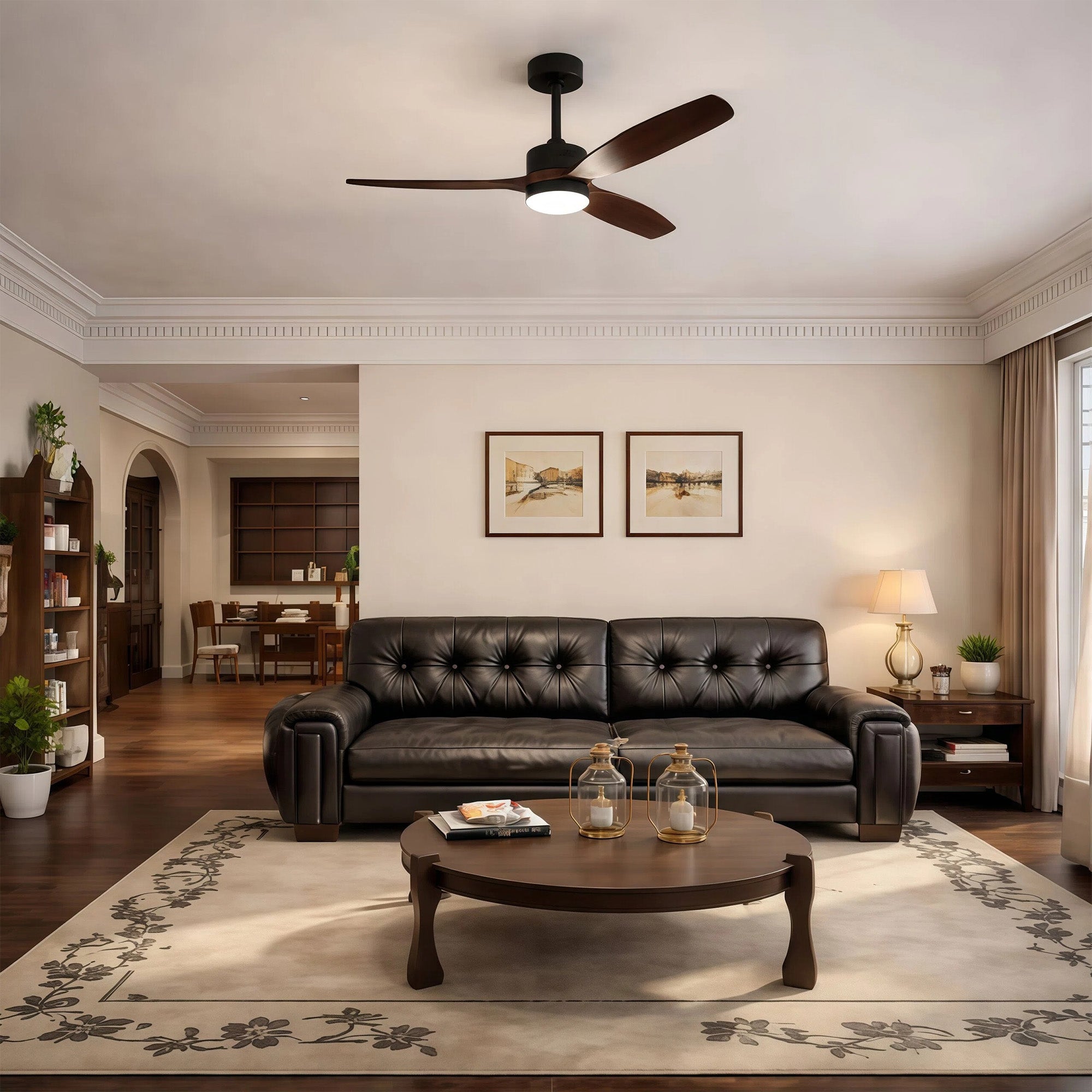 CrestWood | 52" | Black Walnut