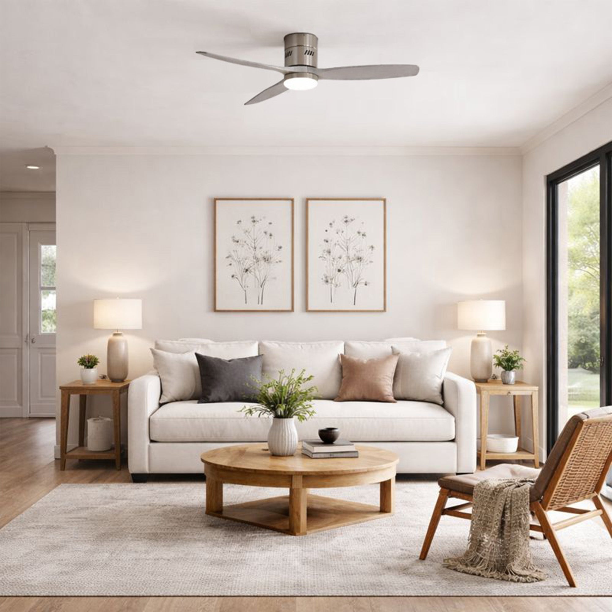 FlushPro | 52" | Brushed Nickel