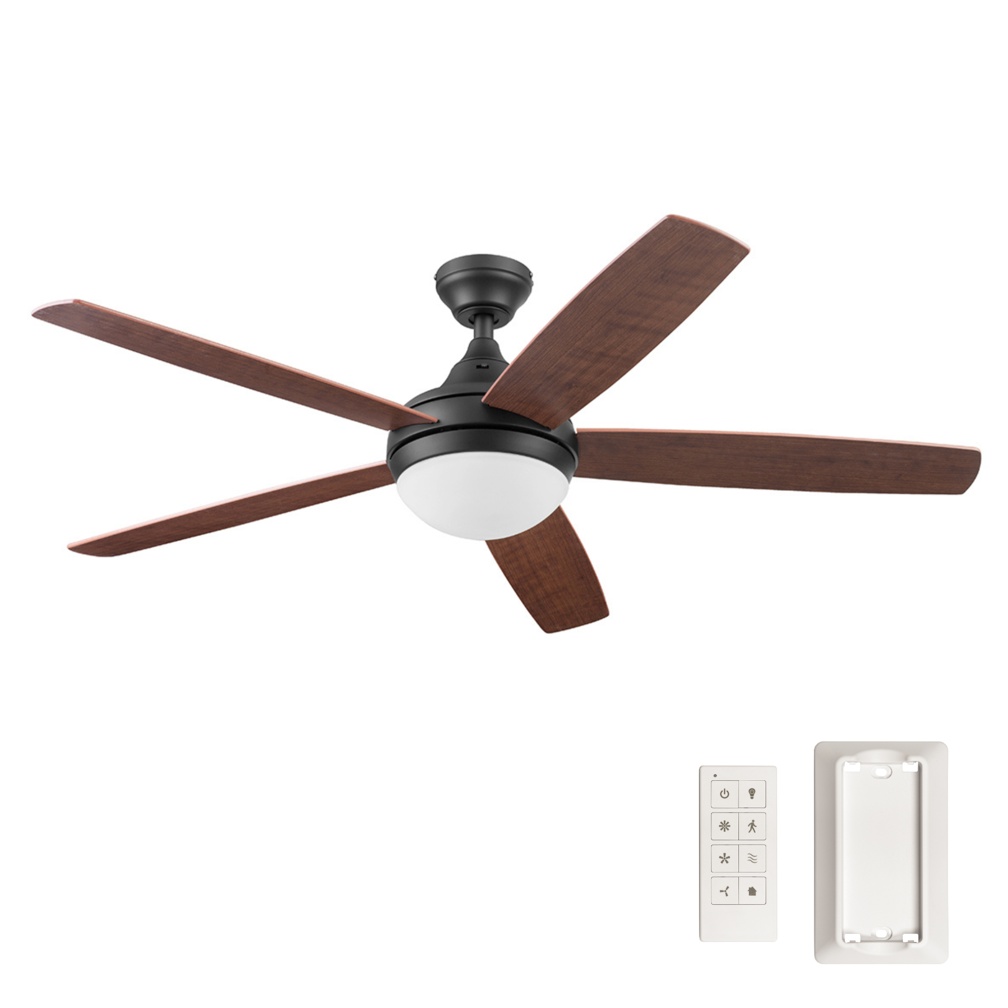 Oil Rubbed Bronze Ceiling Fan & Remote – 52 Inch