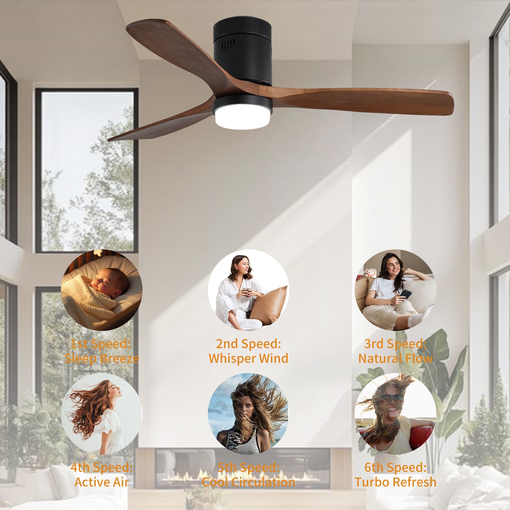 SerenityShine | 52" | Walnut
