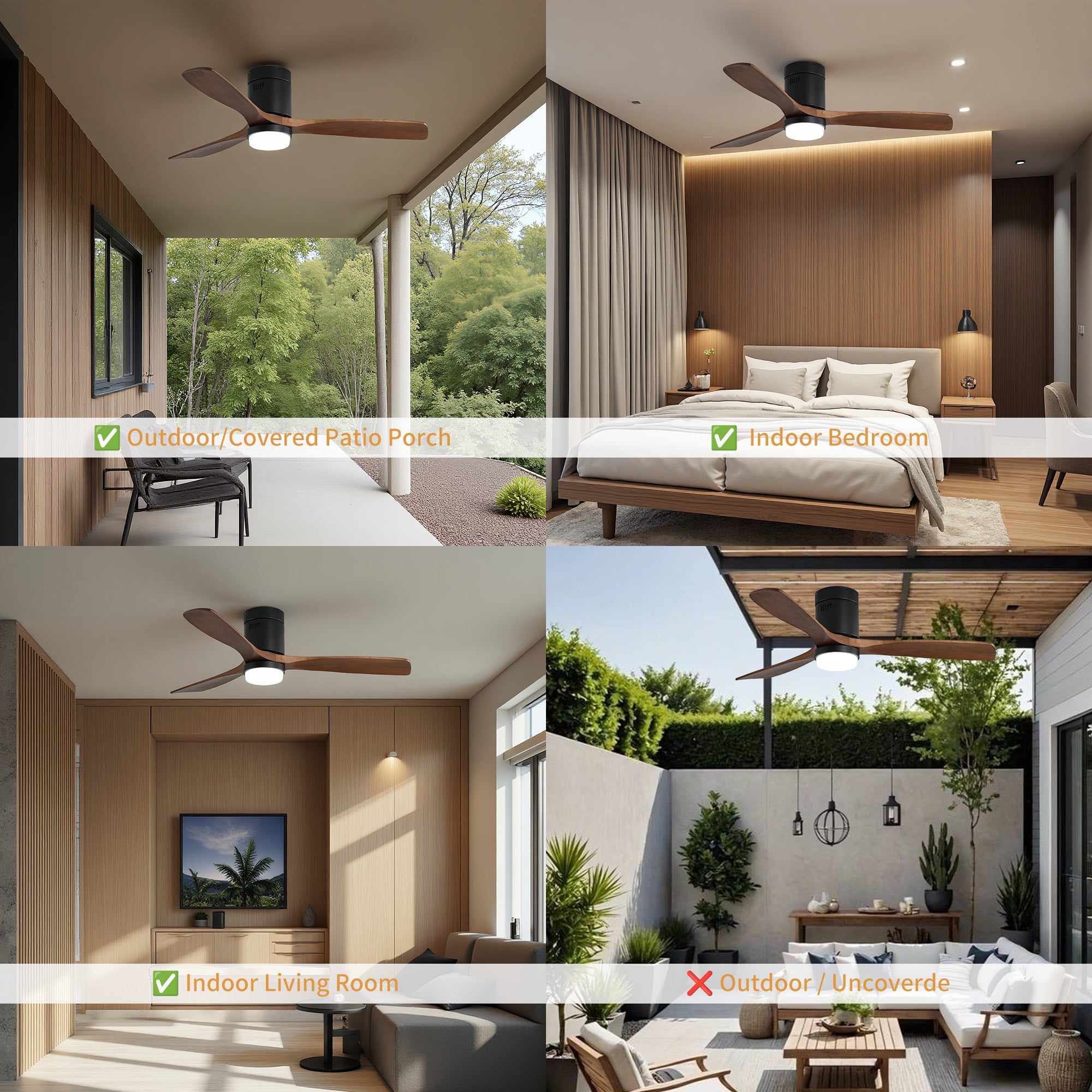 SerenityShine | 52" | Walnut
