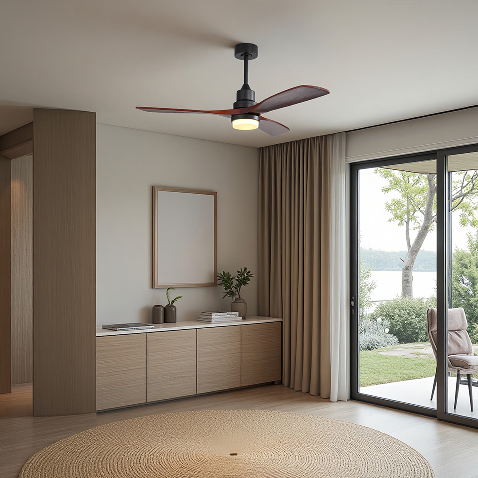 LumaHome | 52" | Black Walnut