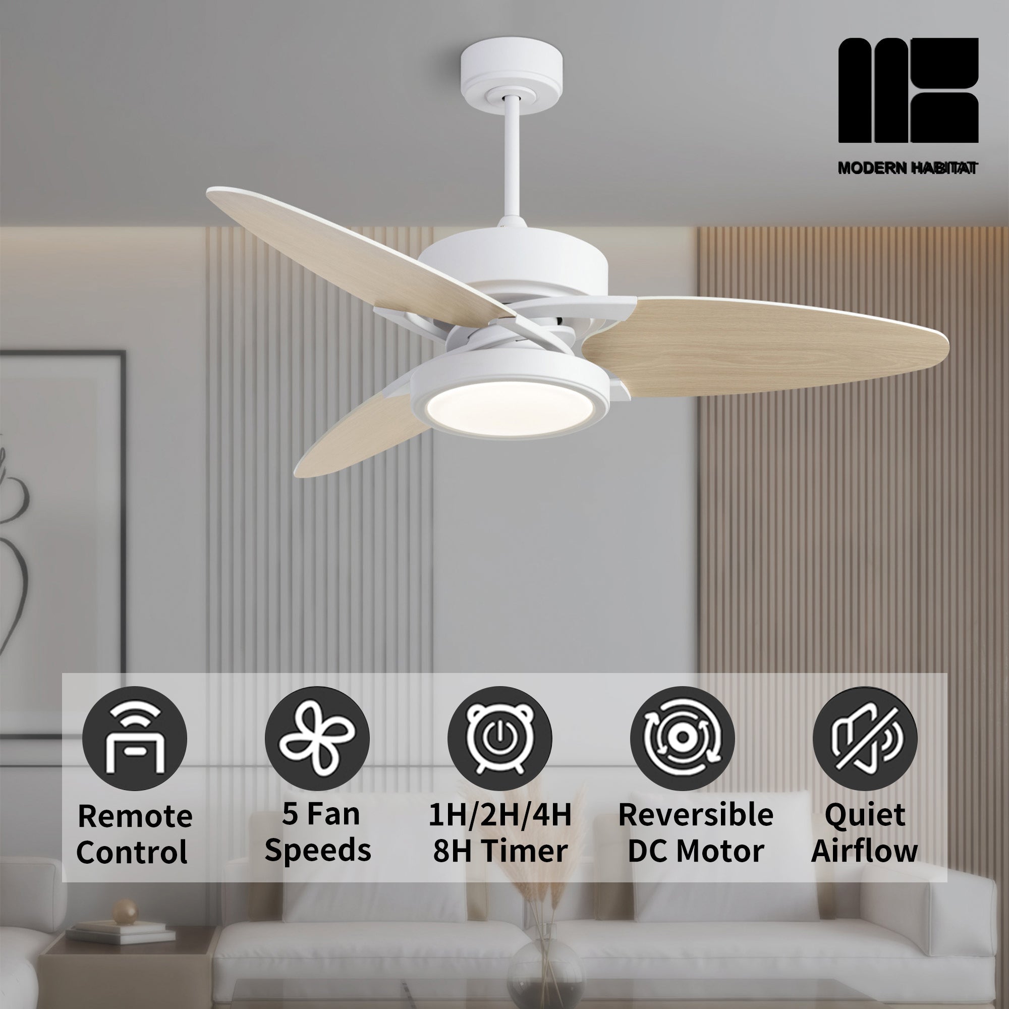 NeedleBreeze Smart | 52" | Oak