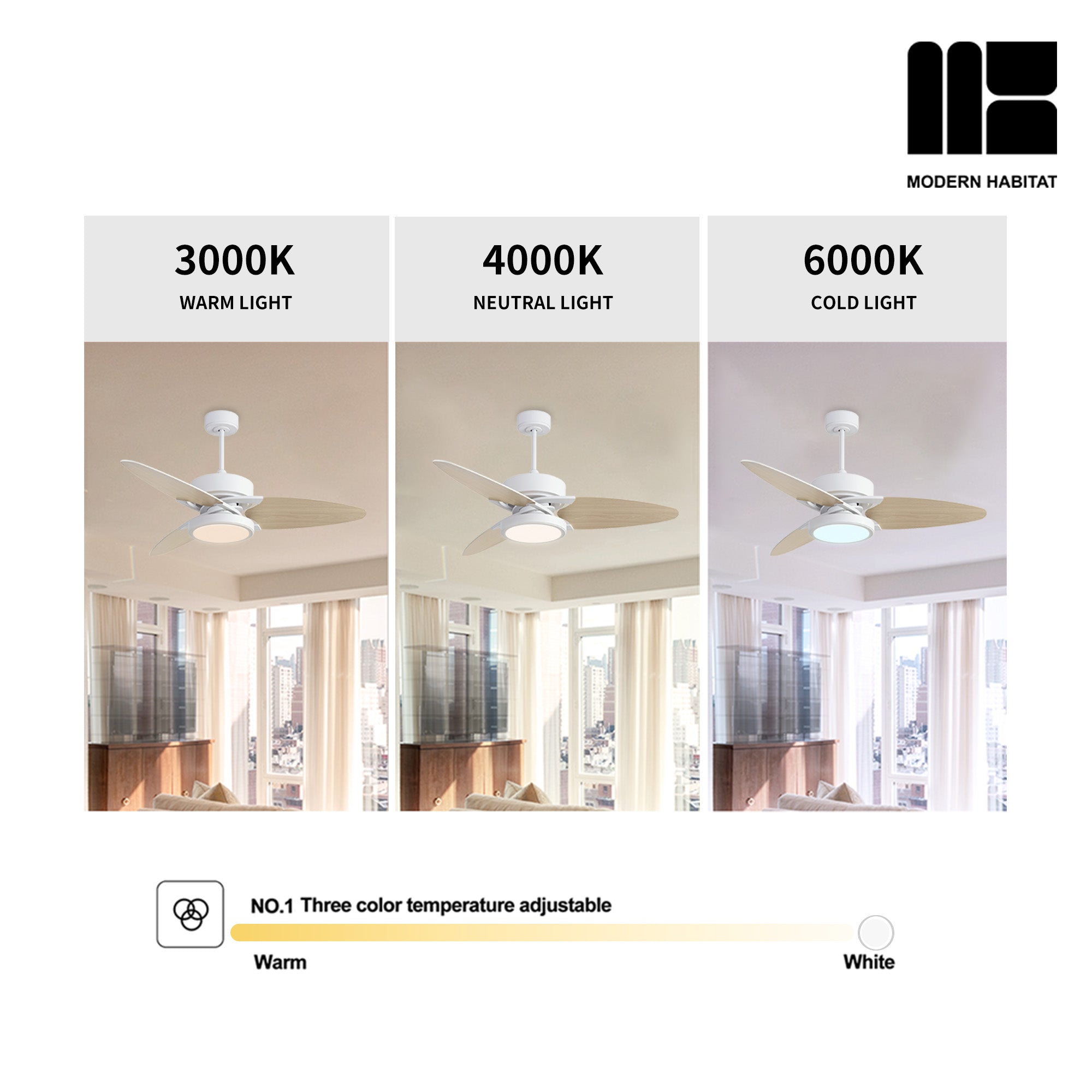 NeedleBreeze Smart | 52" | Oak