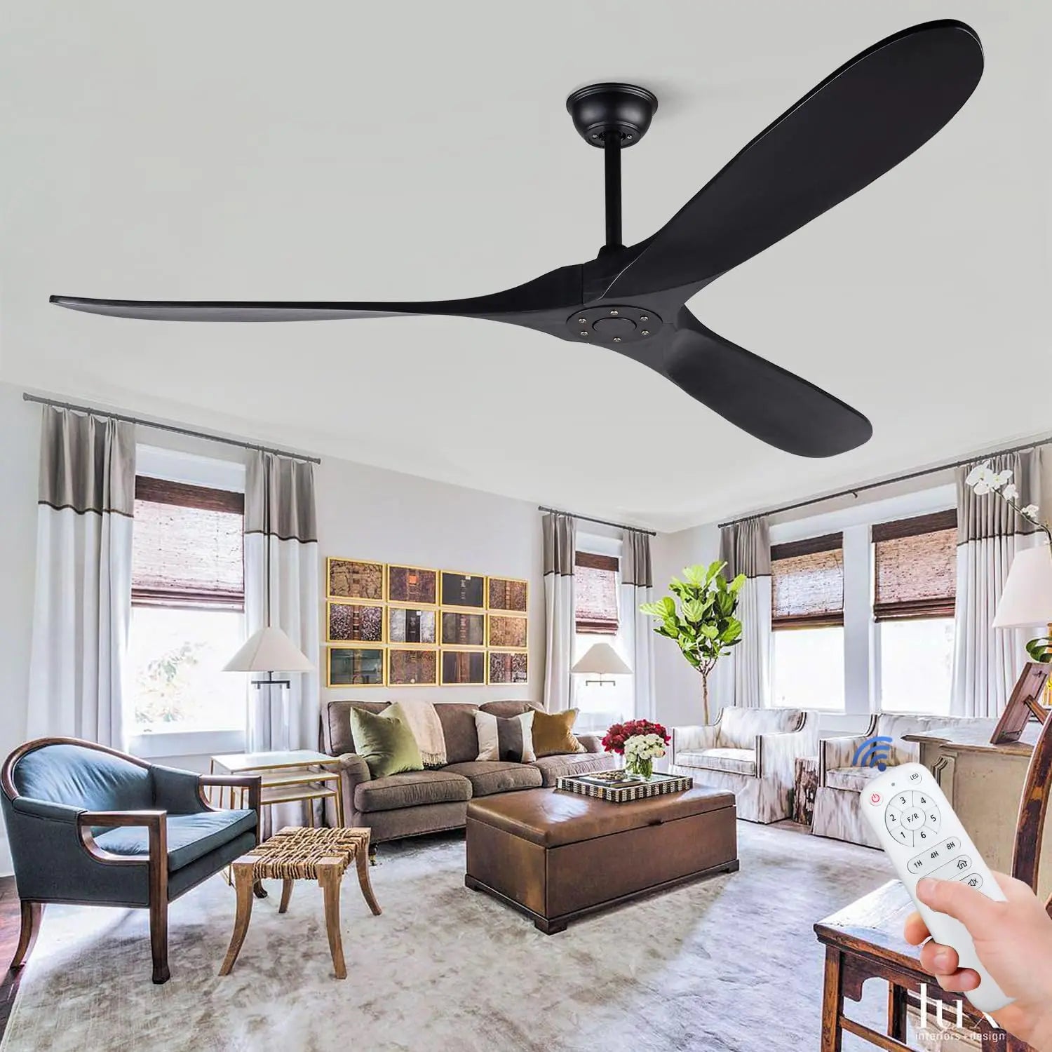 TimberCrest 88" | Signature Wood Ceiling Fan