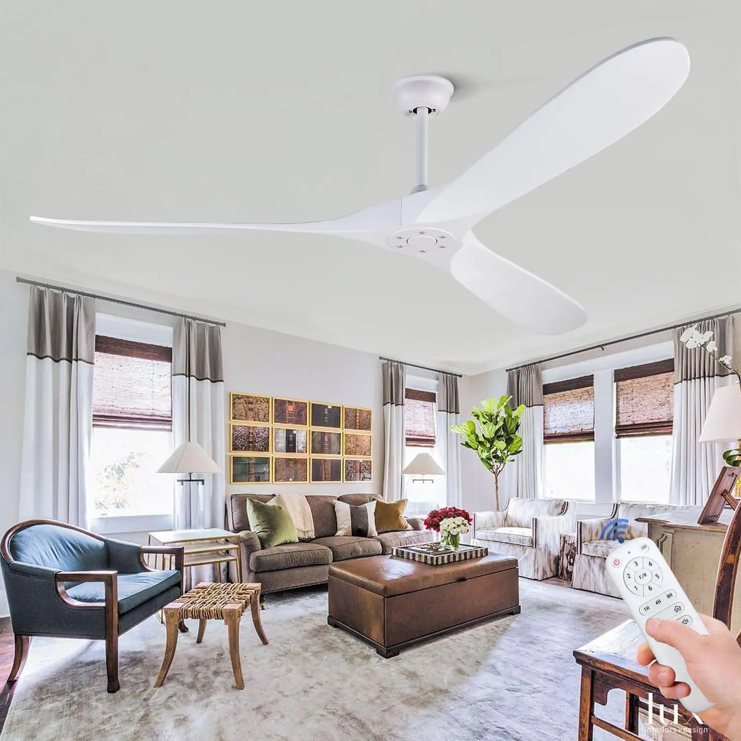 TimberCrest 88" | Signature Wood Ceiling Fan