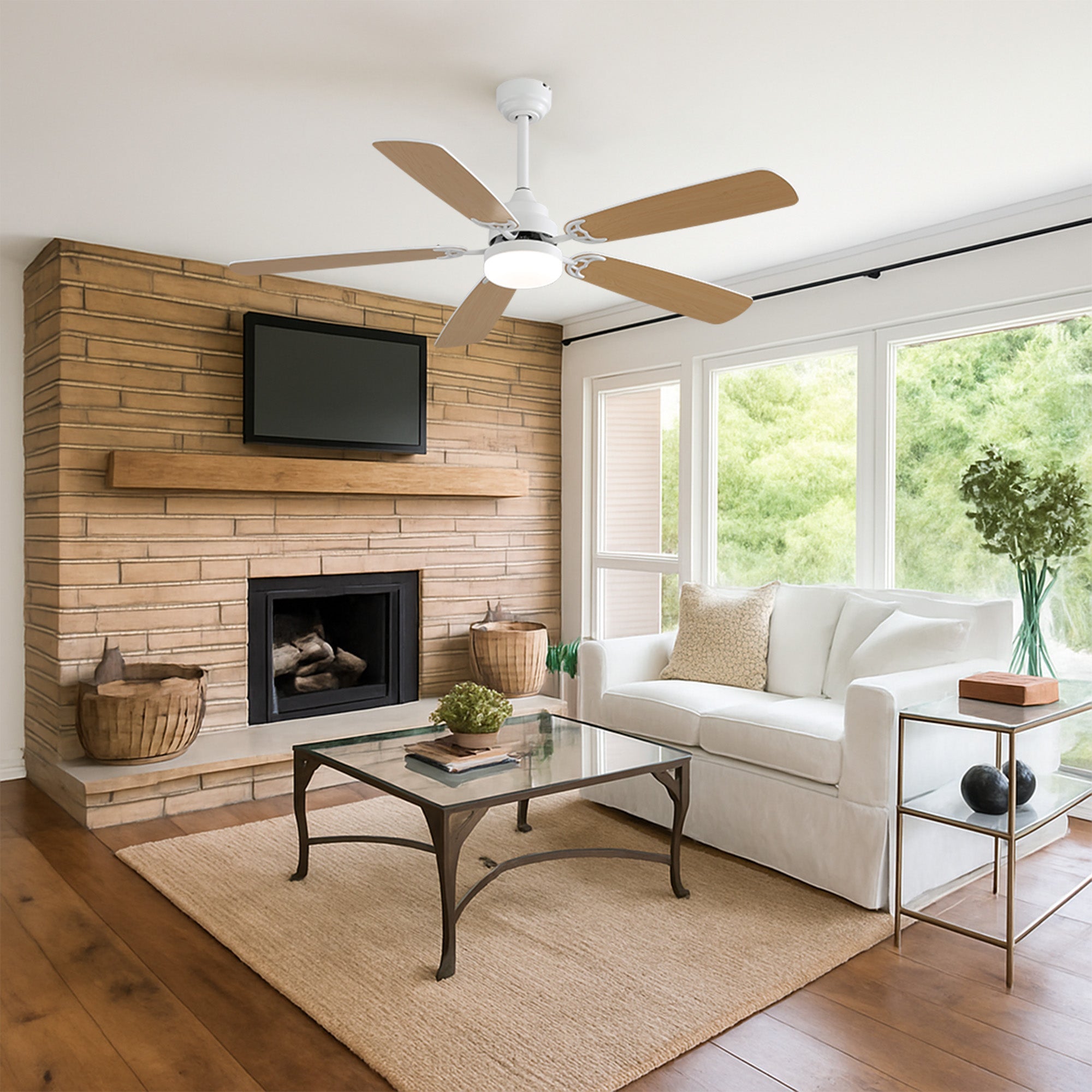 GlowAir | 52" | White Oak