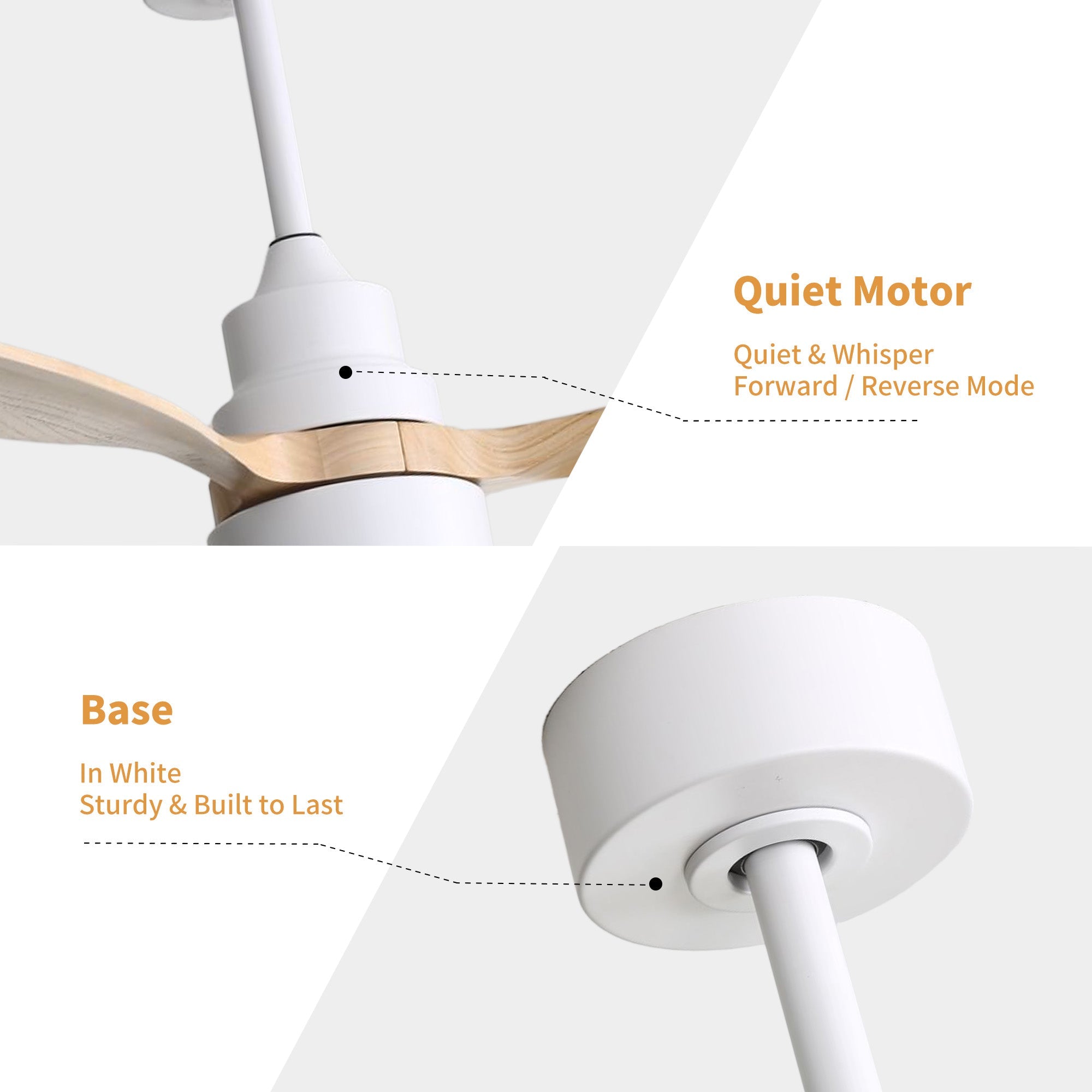 CozyAir Smart | 52" | White Oak