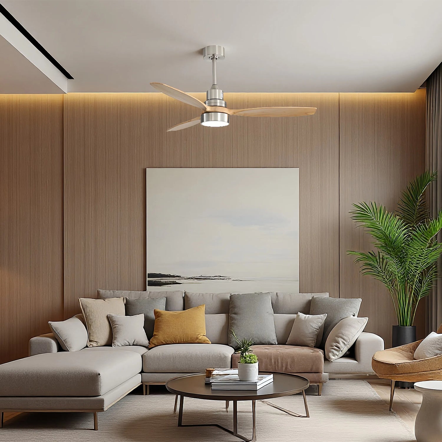 CozyAir | 52" | Brushed Nickel Oak