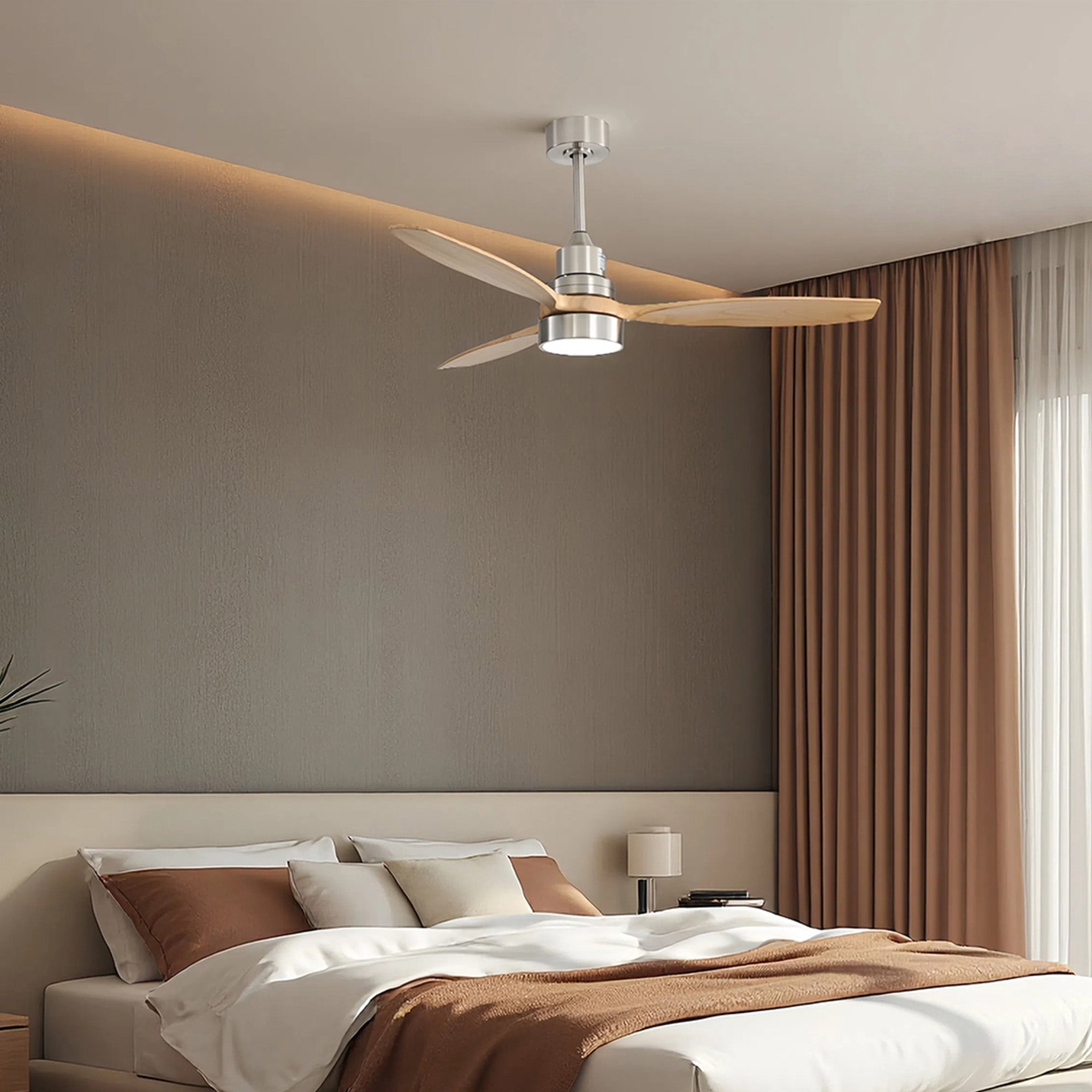 CozyAir | 52" | Brushed Nickel Oak