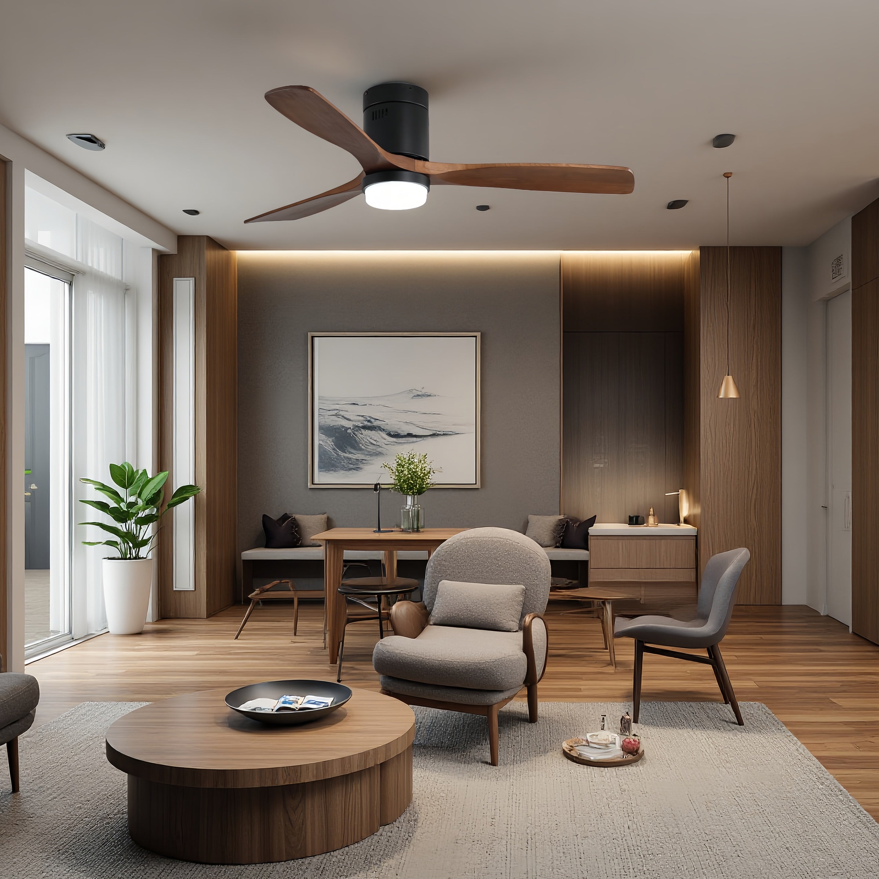SerenityShine | 52" | Walnut