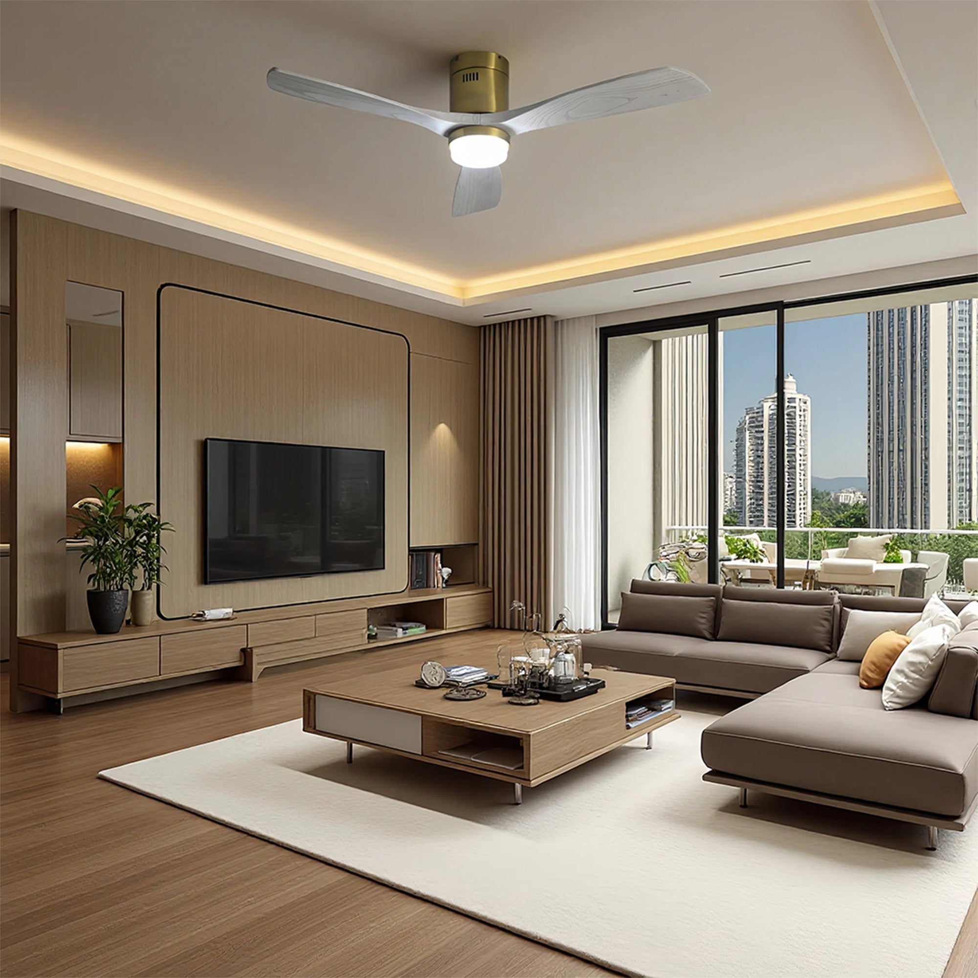 SerenityShine | 52" | White Oak