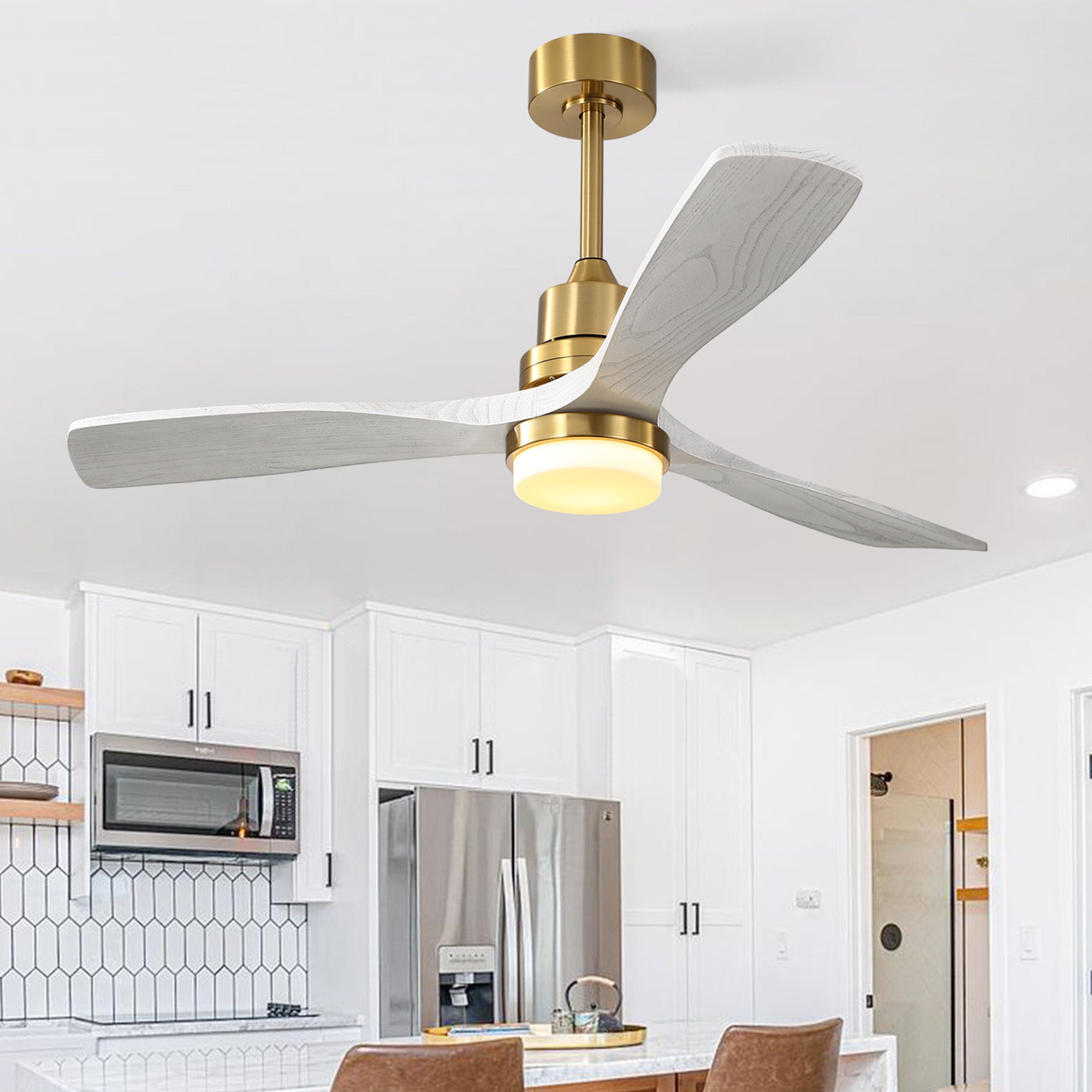 LumaHome | 52" | Gold White Oak