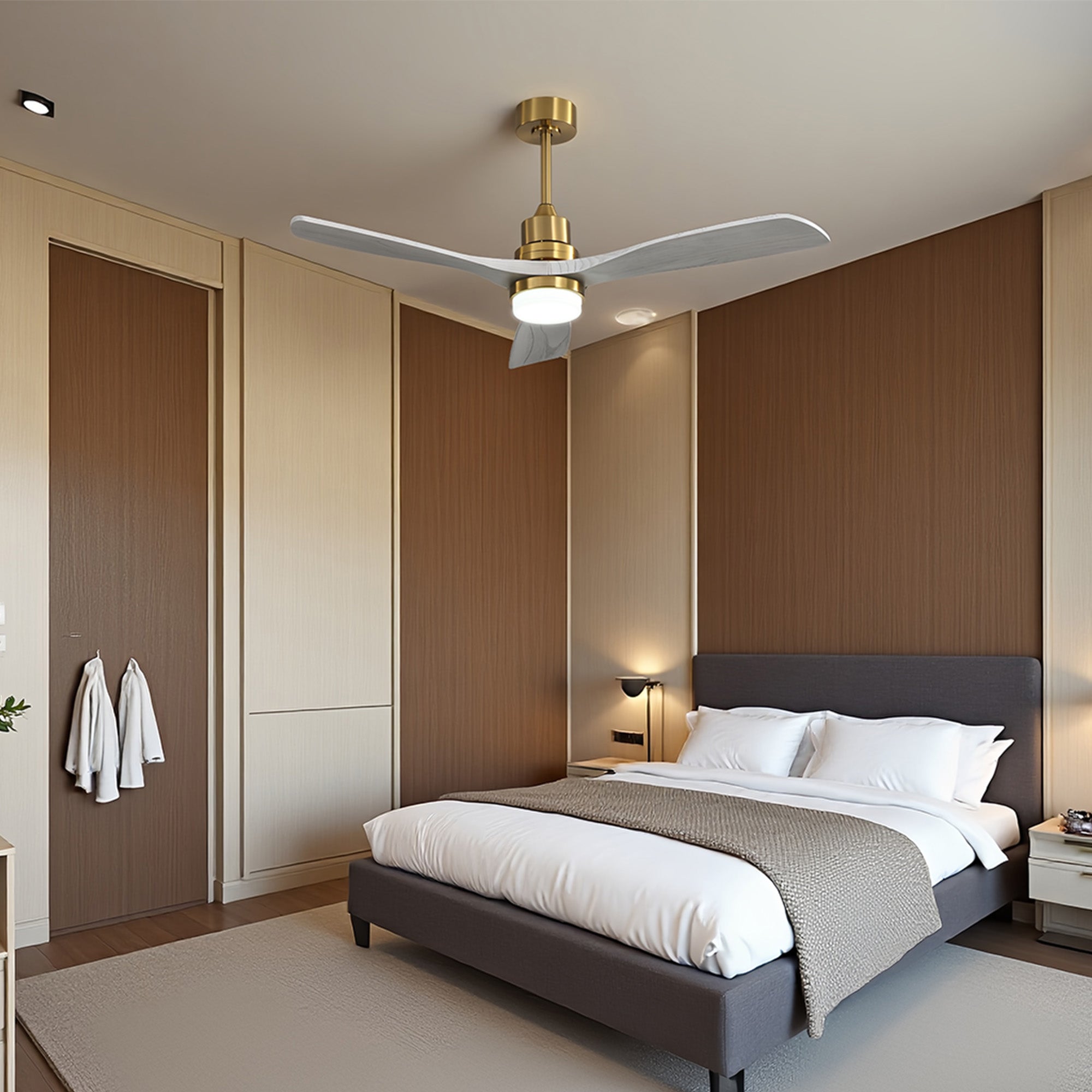 LumaHome | 52" | Gold White Oak