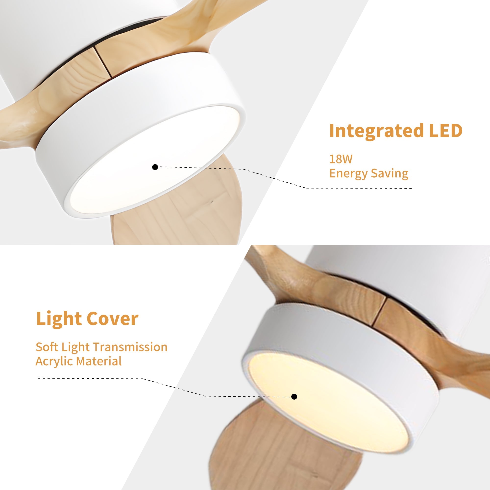 SerenityLeaf | 52" | Oak