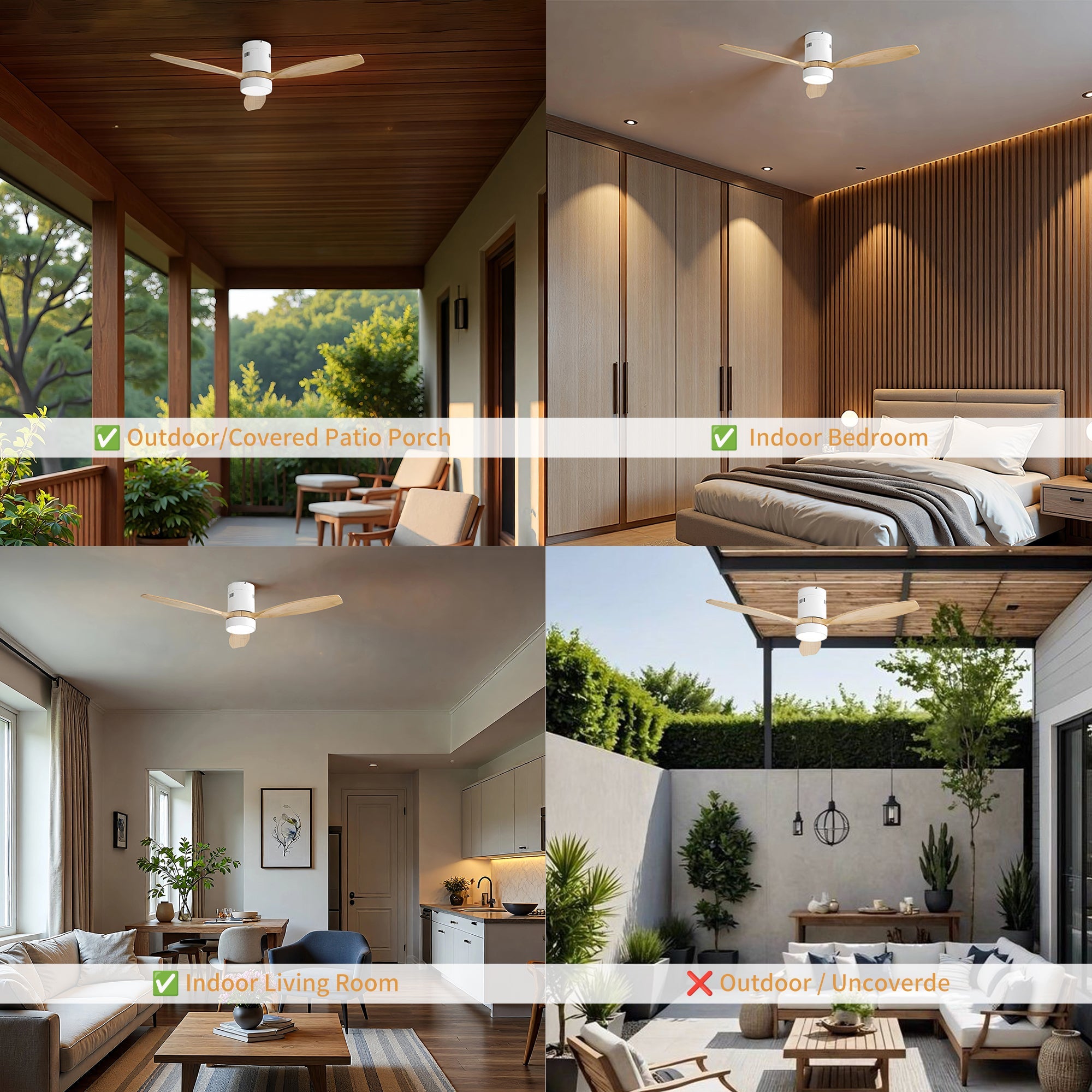 SerenityLeaf | 52" | Oak