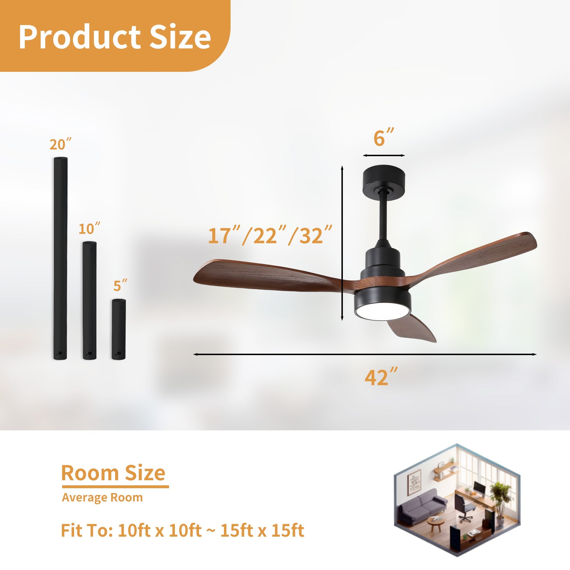 CozyAir | 48" | Black Walnut