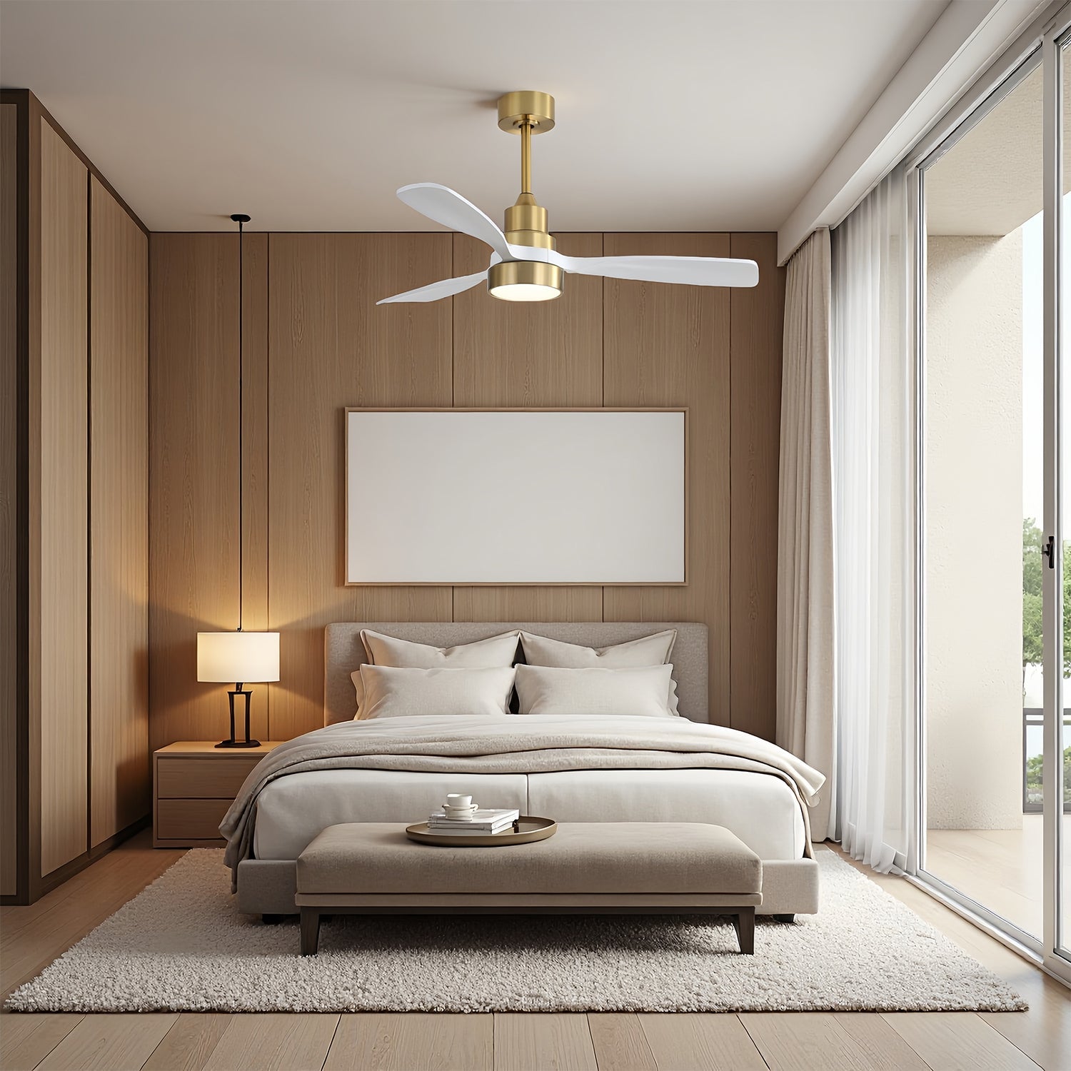 CozyAir Smart | 48" | Gold White Oak