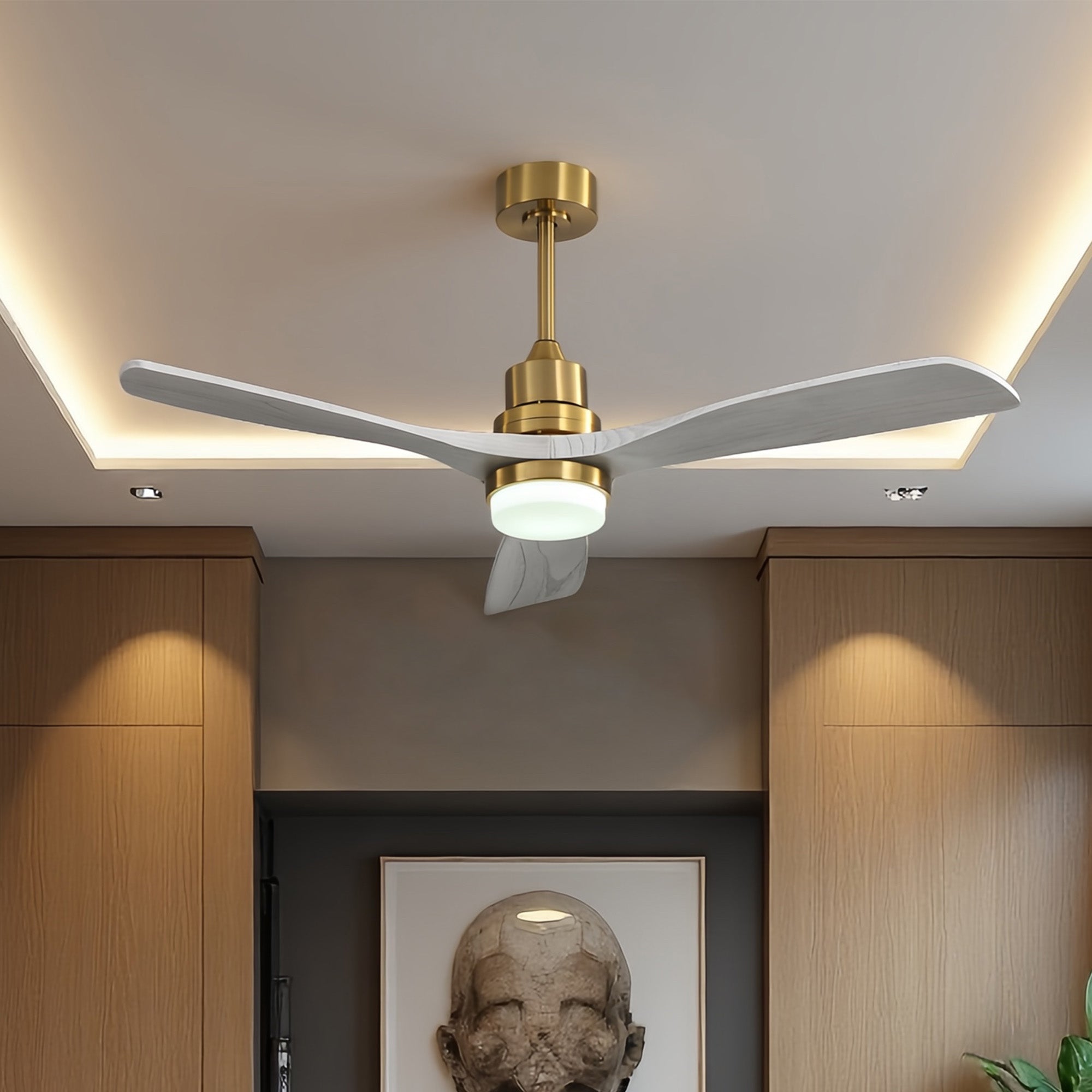CozyAir Smart | 48" | Gold White Oak