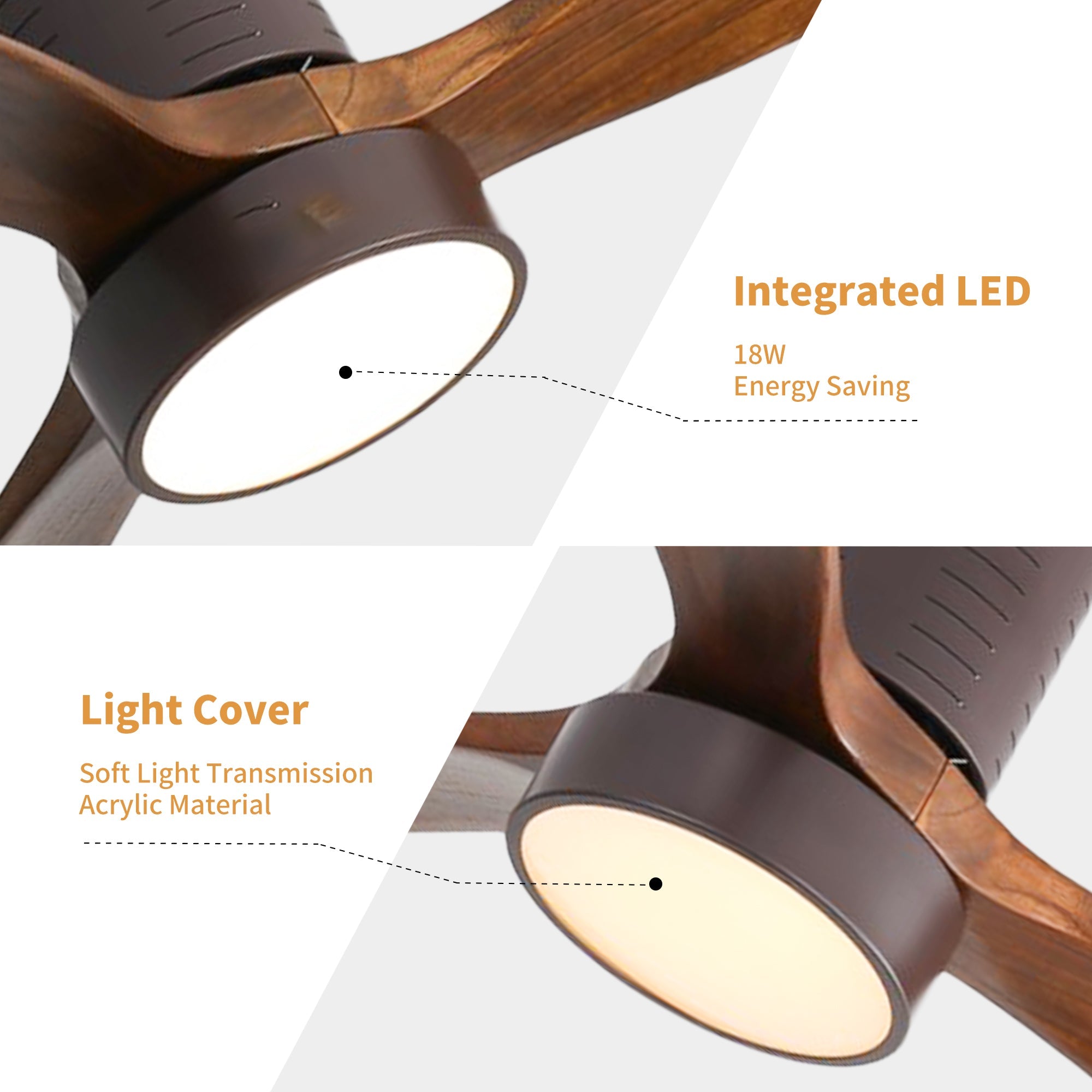 SerenityLeaf | 52" | Walnut