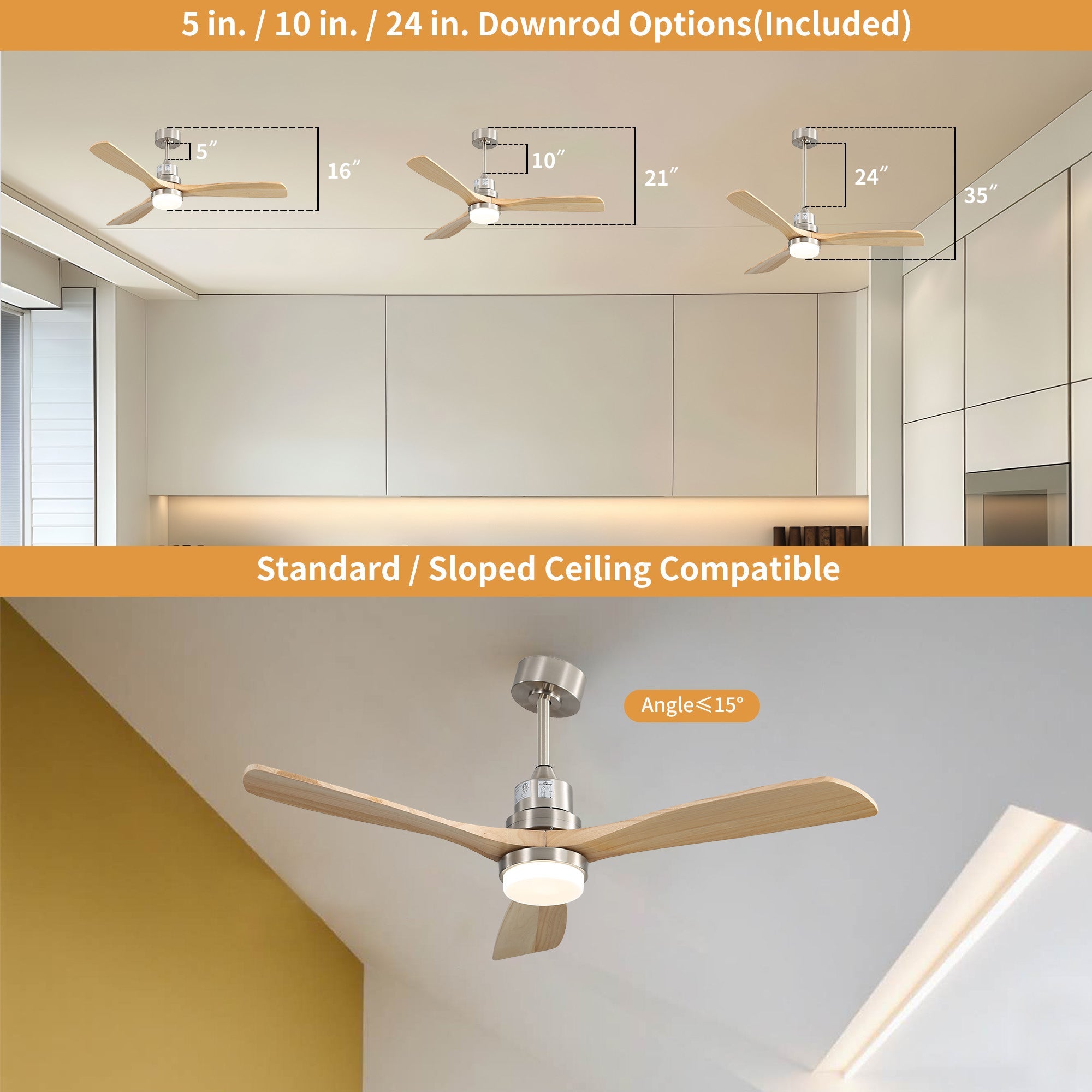 AuraVista Smart | 52" | Brushed Nickel