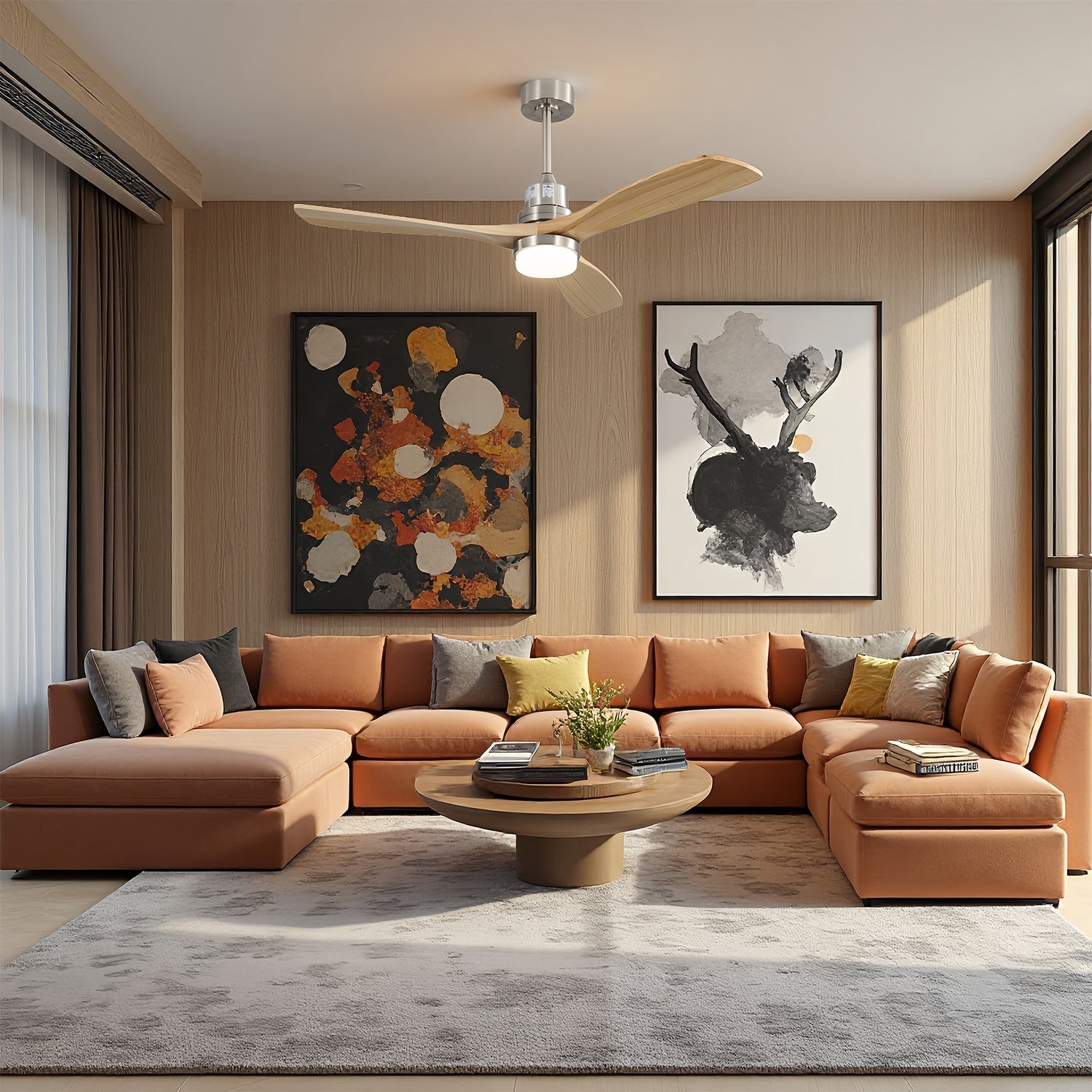 AuraVista Smart | 52" | Brushed Nickel