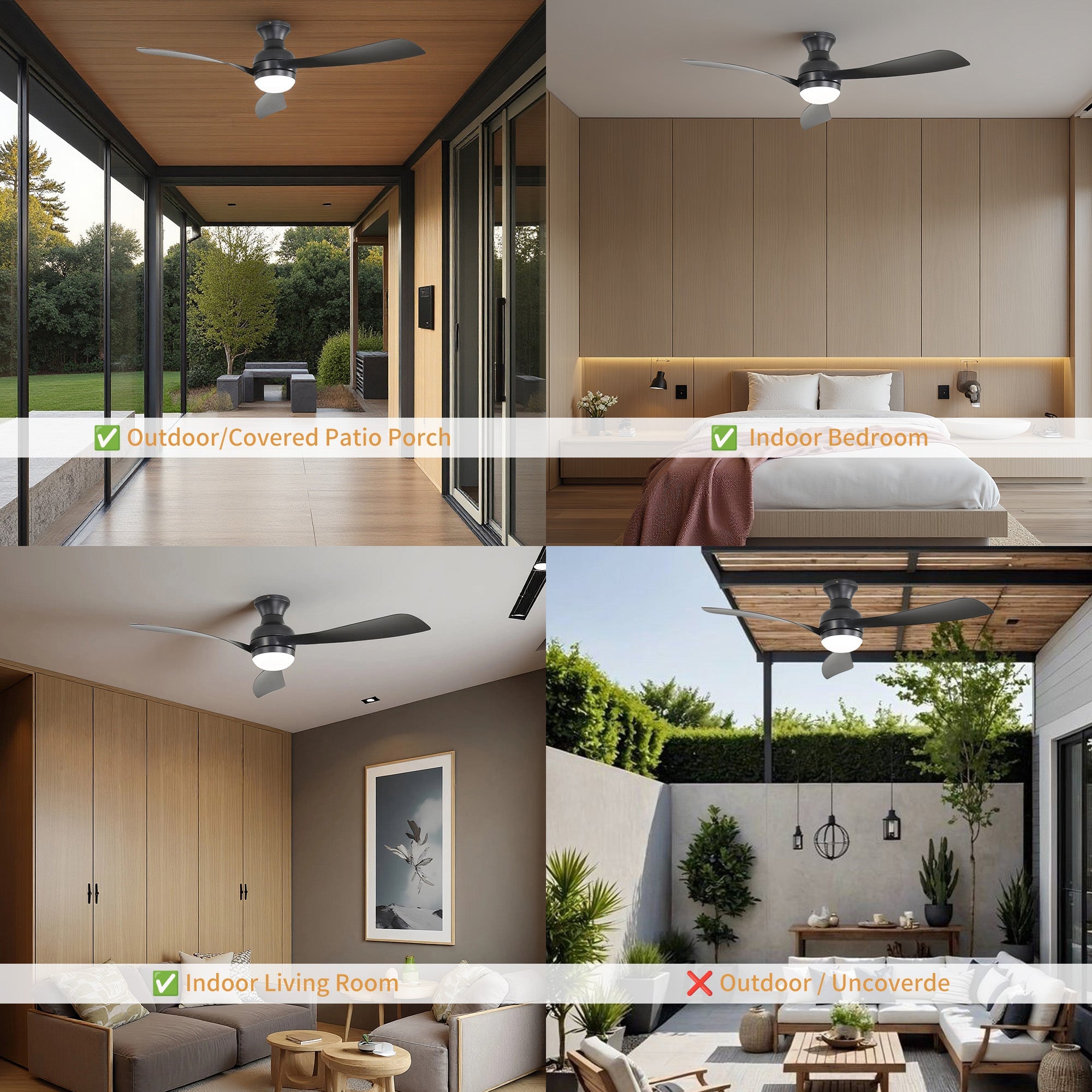 FlushPro | 52" | Matte Black