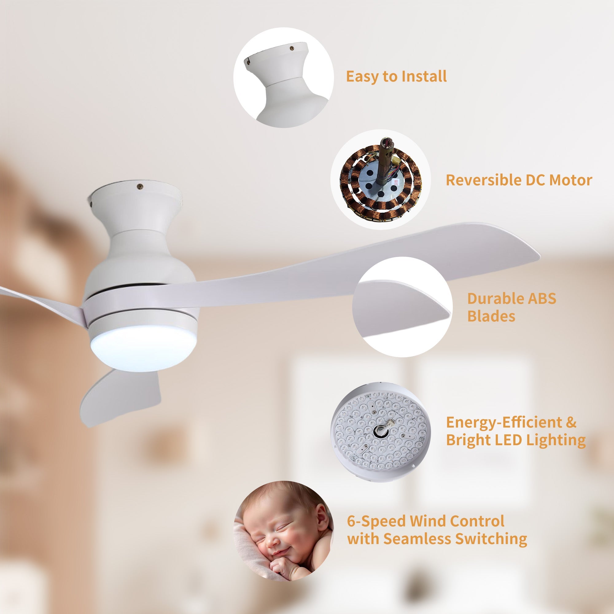 FlushPro | 52" | White
