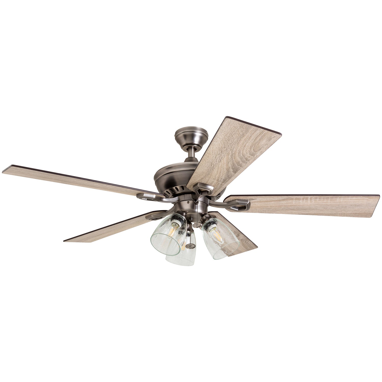 Antique Pewter Ceiling Fan – 52 Inch