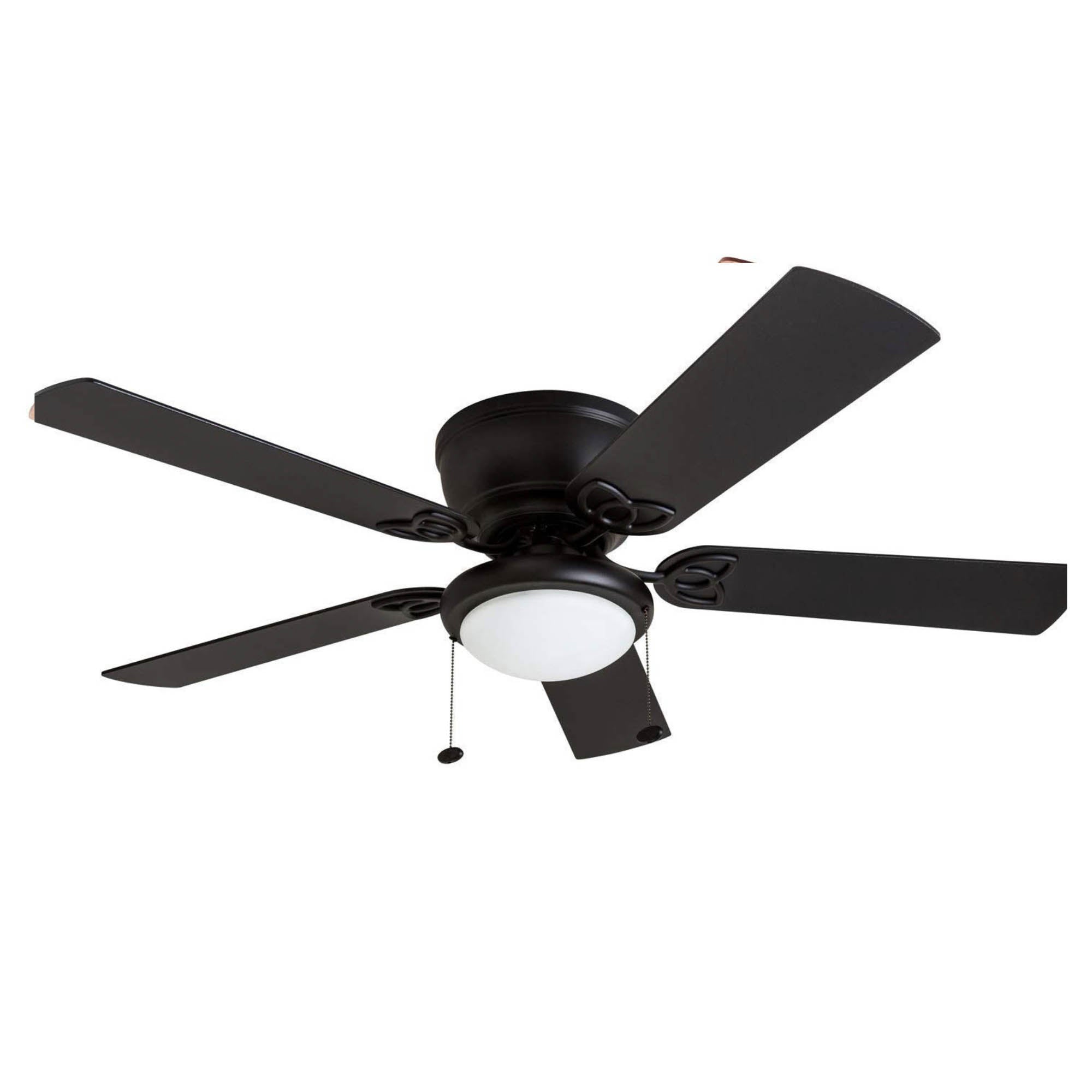 Matte Black Ceiling Fan – 52 Inch