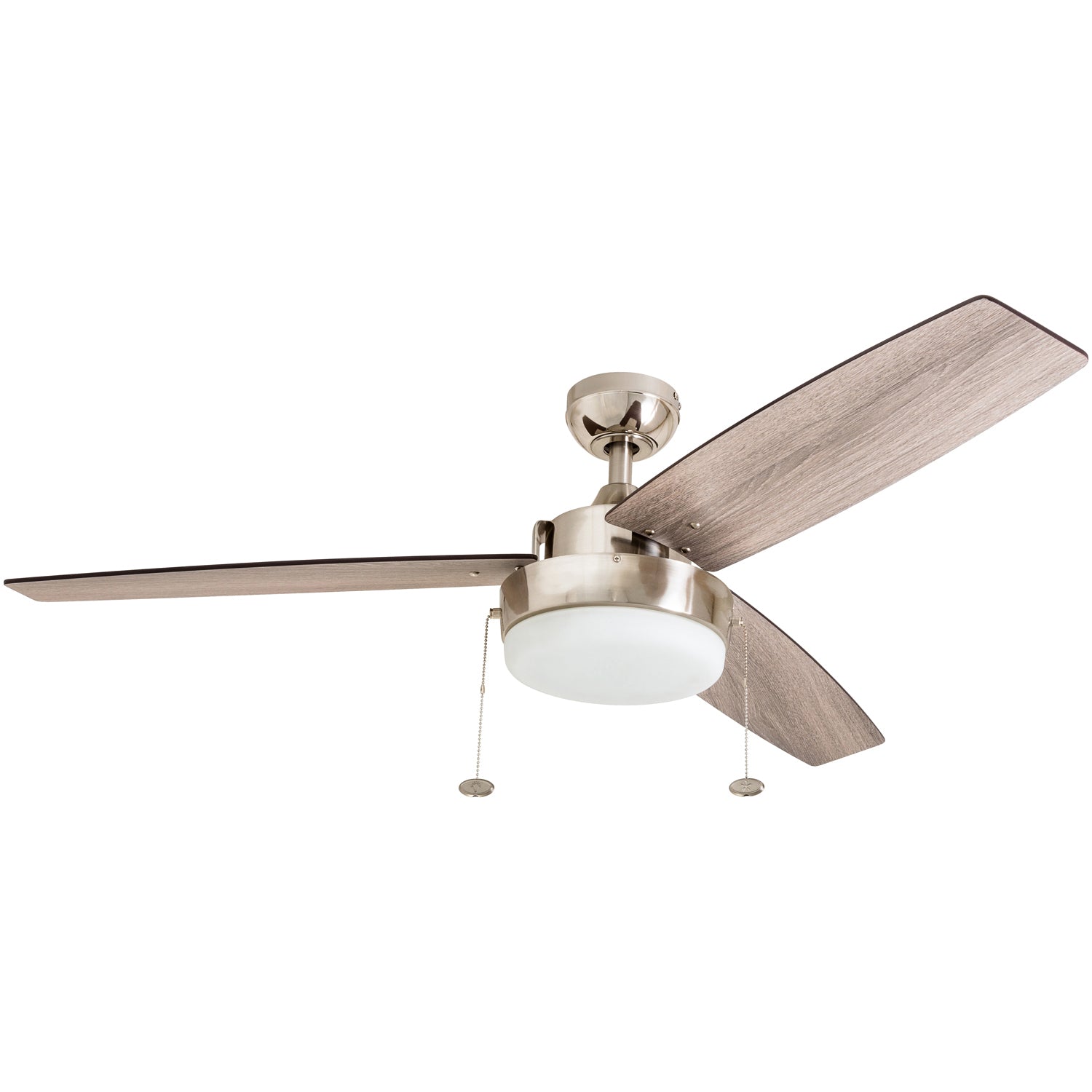 Brushed Nickel Ceiling Fan – 52 Inch
