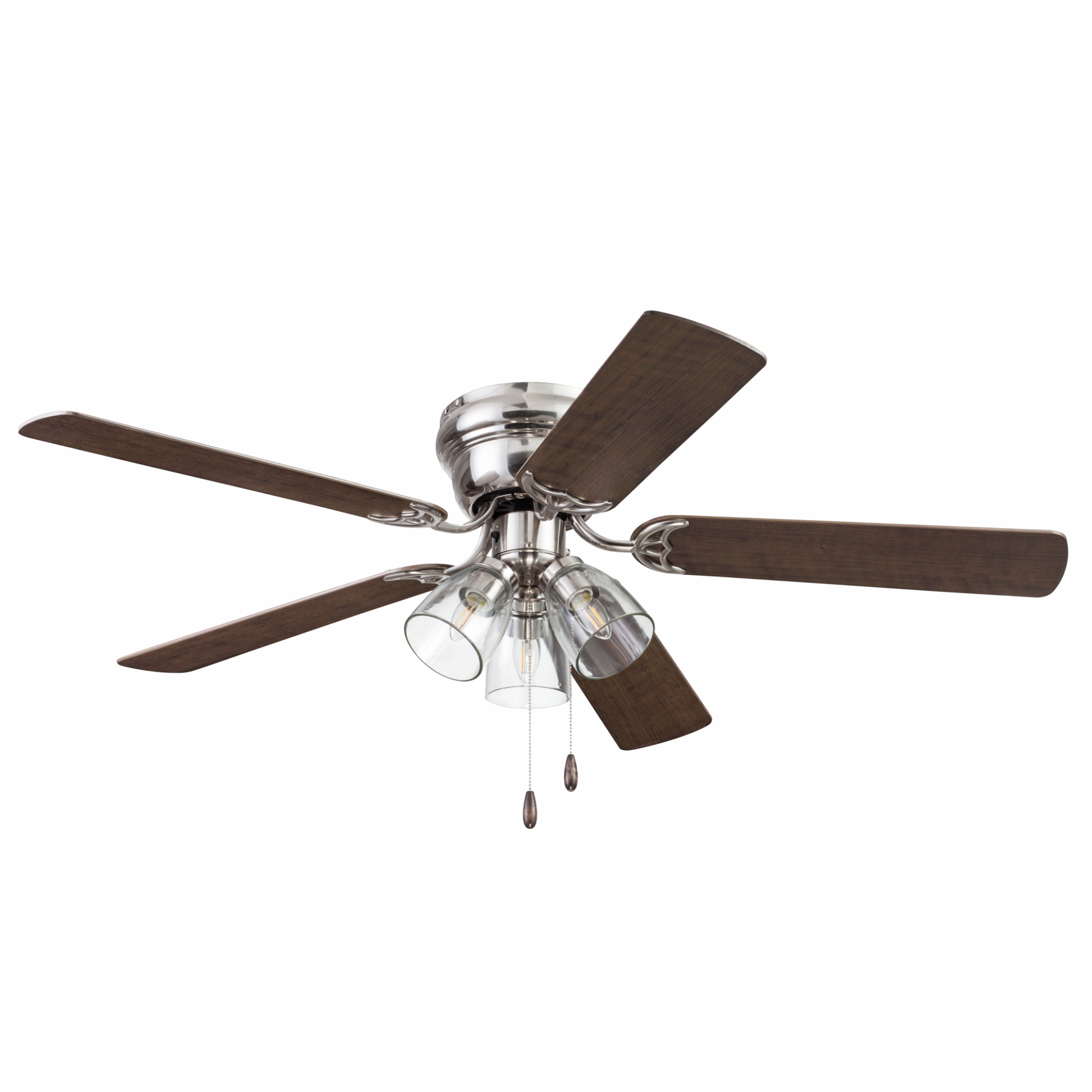 Brushed Nickel Ceiling Fan – 52 Inch