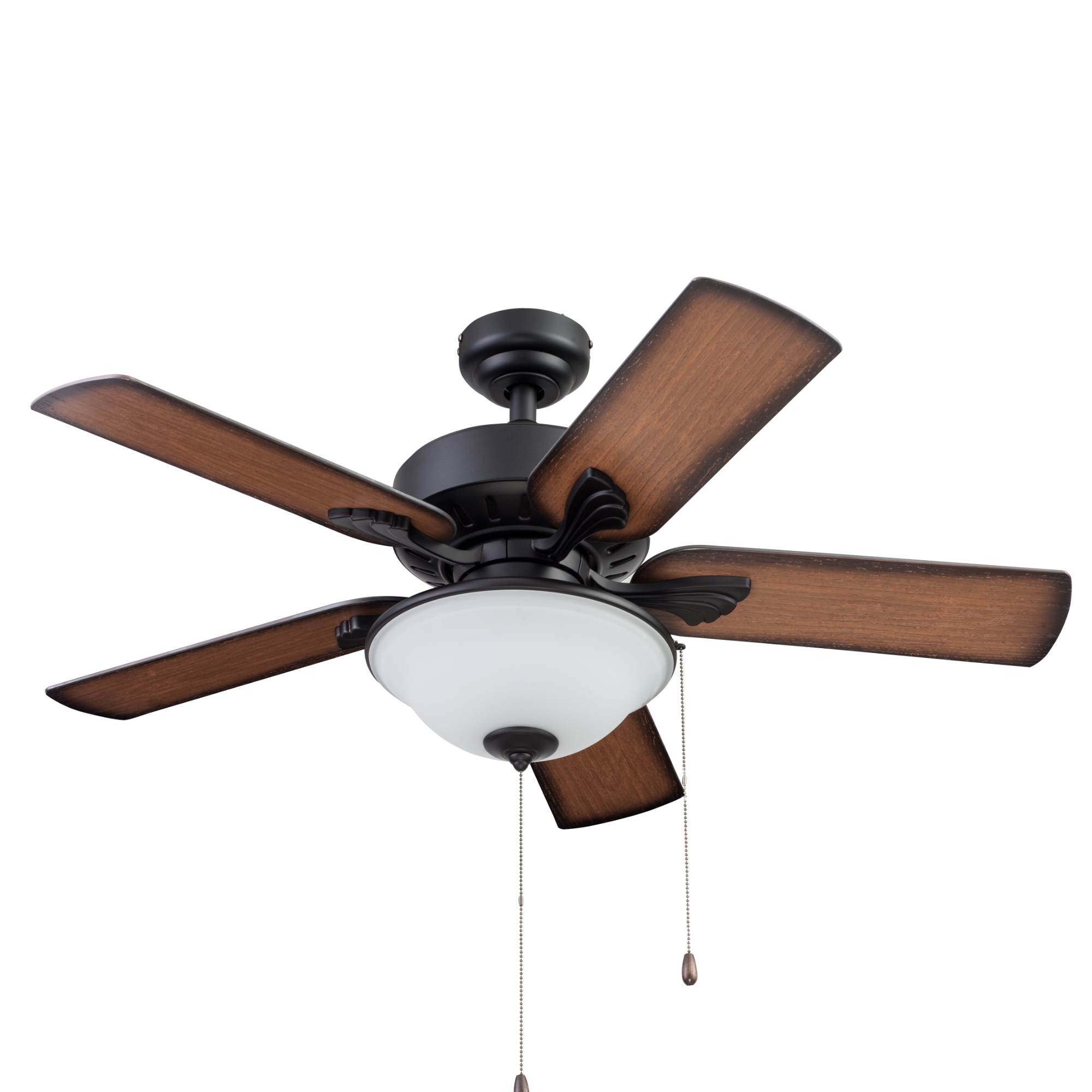 Matte Black Indoor/Outdoor Ceiling Fan – 42 Inch