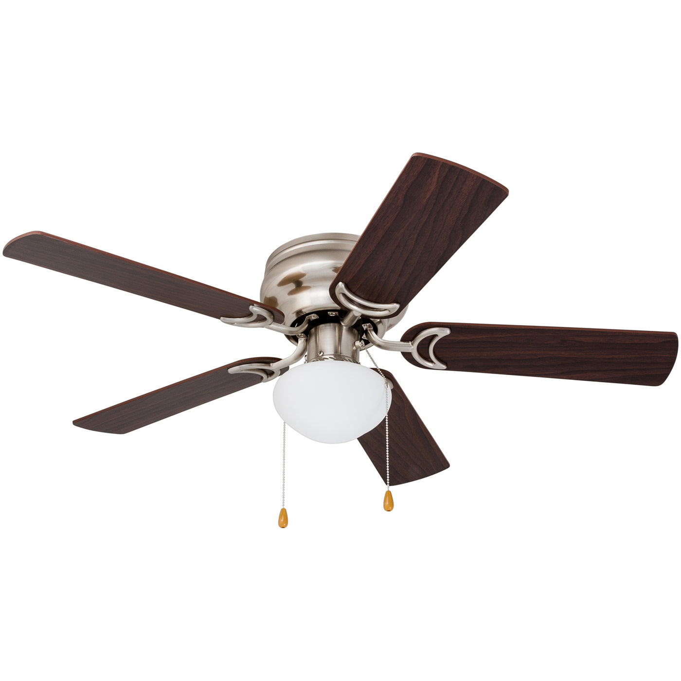 Satin Nickel Ceiling Fan – 42 Inch