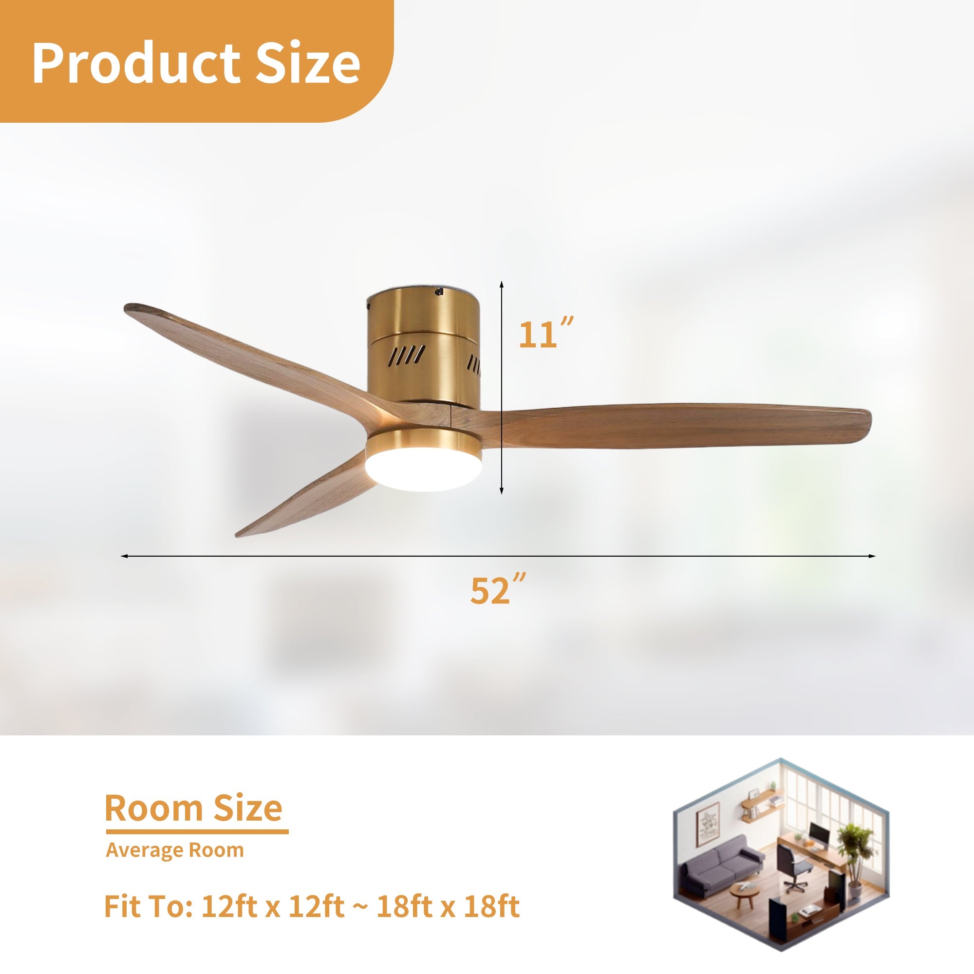 FlushPro | 52" | Gold