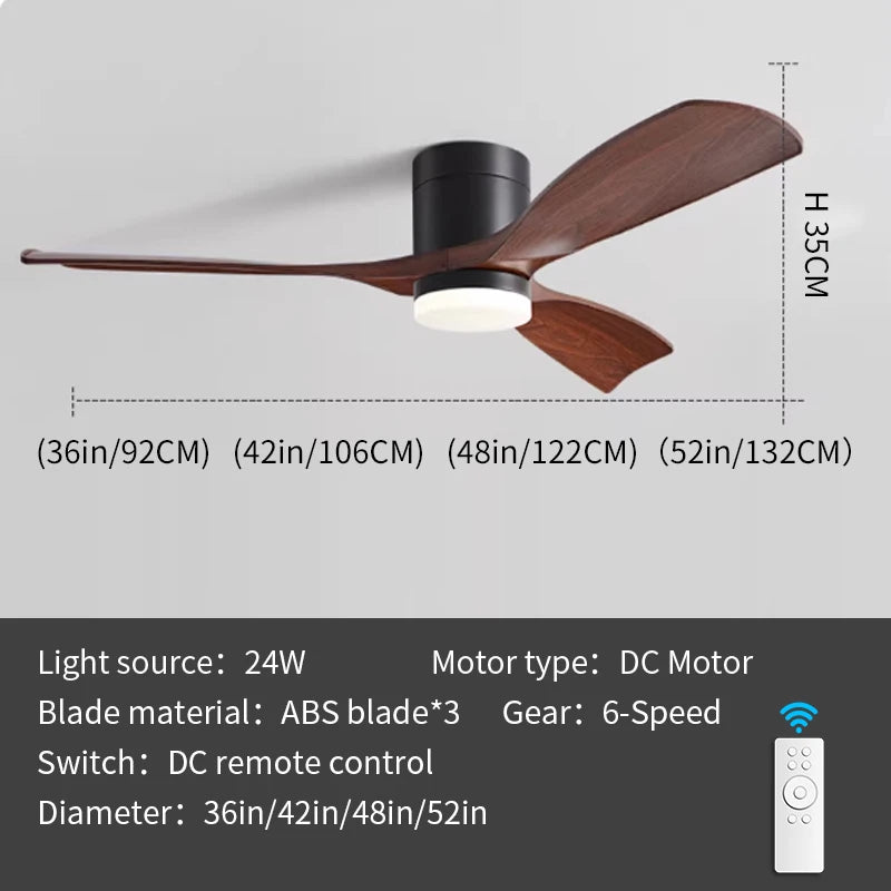 LumaCrest™ Low Profile Ceiling Fan