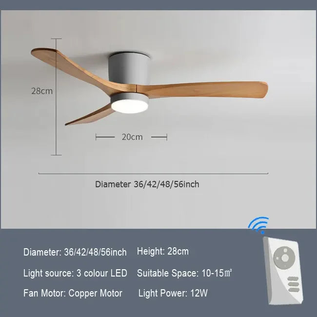 LumaGrain™ Ceiling Fan