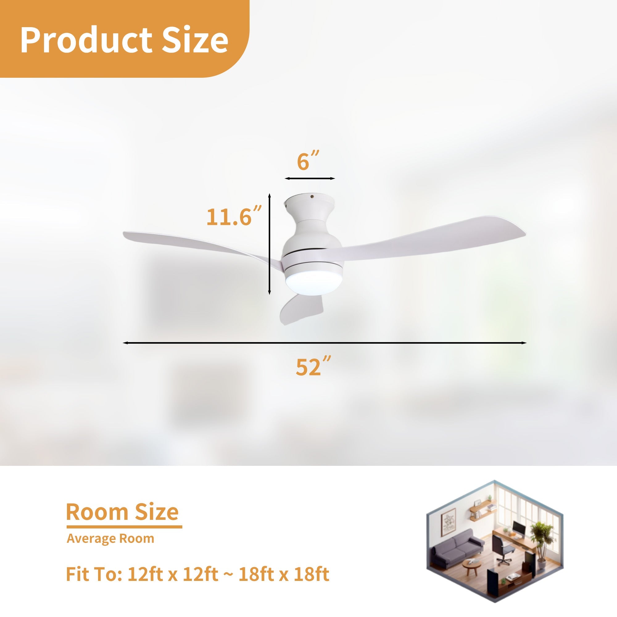 FlushPro | 52" | White